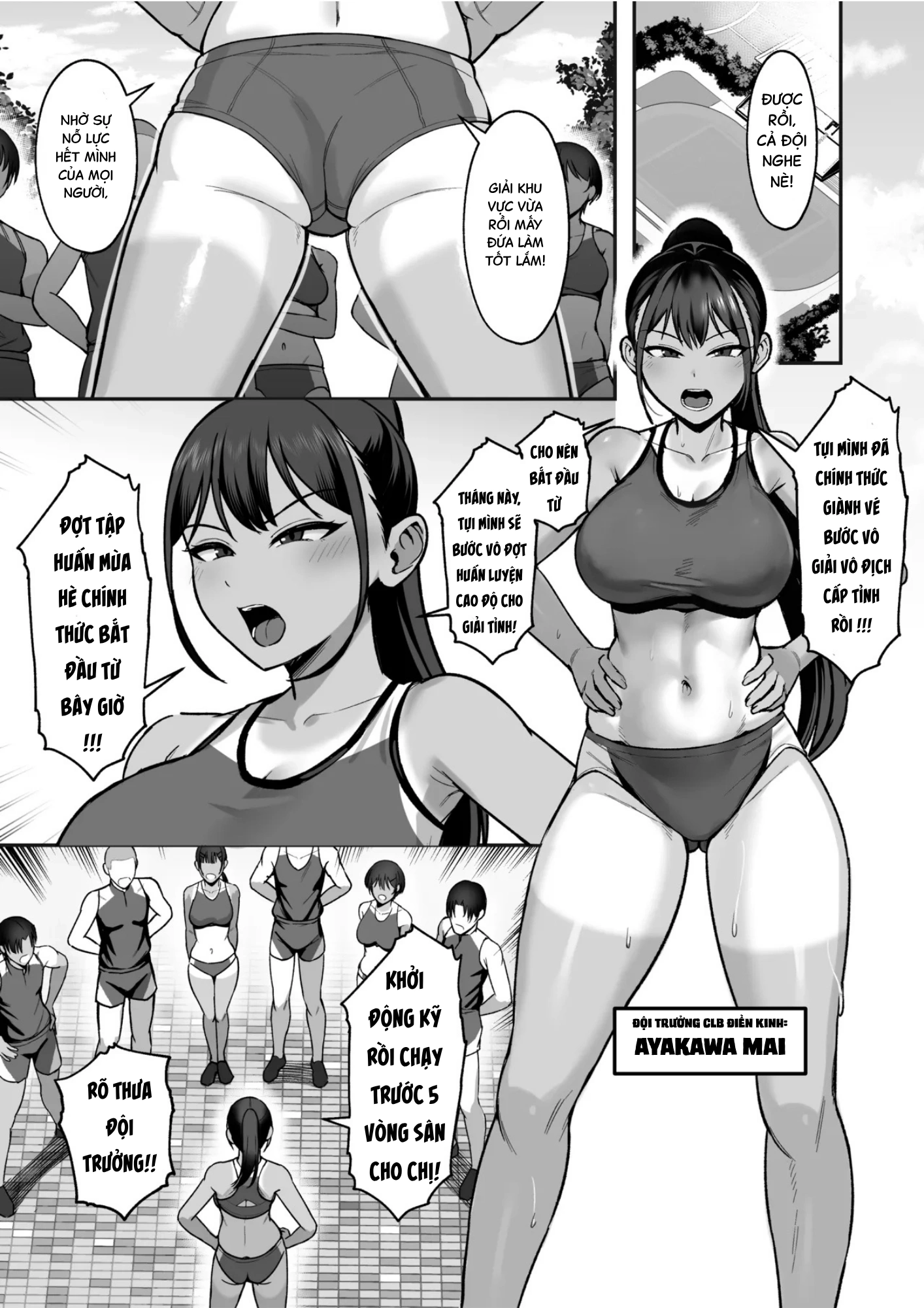 HentaiVN.net - Ảnh 3 - ĐỘI TRƯỞNG ĐỘI ĐIỀN KINH ĐẦU HÀNG BỌN DU CÔN - Chap 2