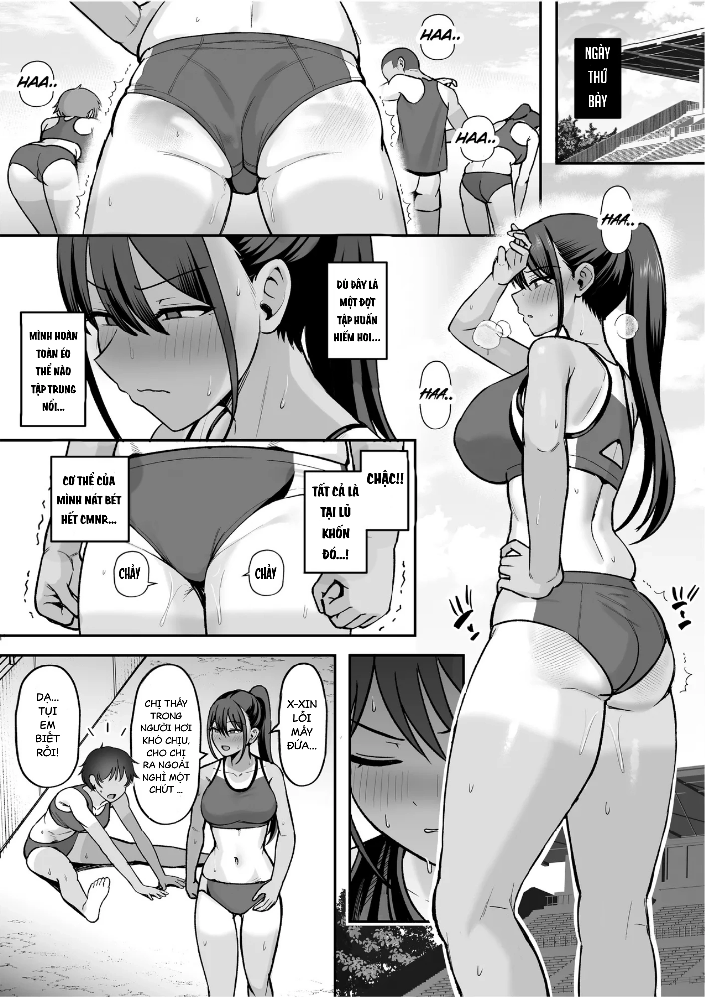 HentaiVN.net - Ảnh 27 - ĐỘI TRƯỞNG ĐỘI ĐIỀN KINH ĐẦU HÀNG BỌN DU CÔN - Chap 2