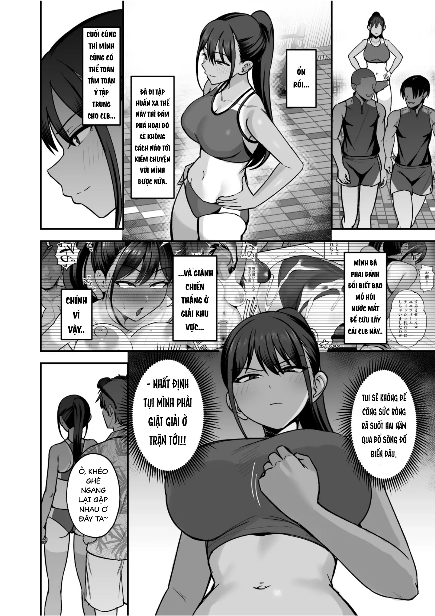 HentaiVN.net - Ảnh 4 - ĐỘI TRƯỞNG ĐỘI ĐIỀN KINH ĐẦU HÀNG BỌN DU CÔN - Chap 2