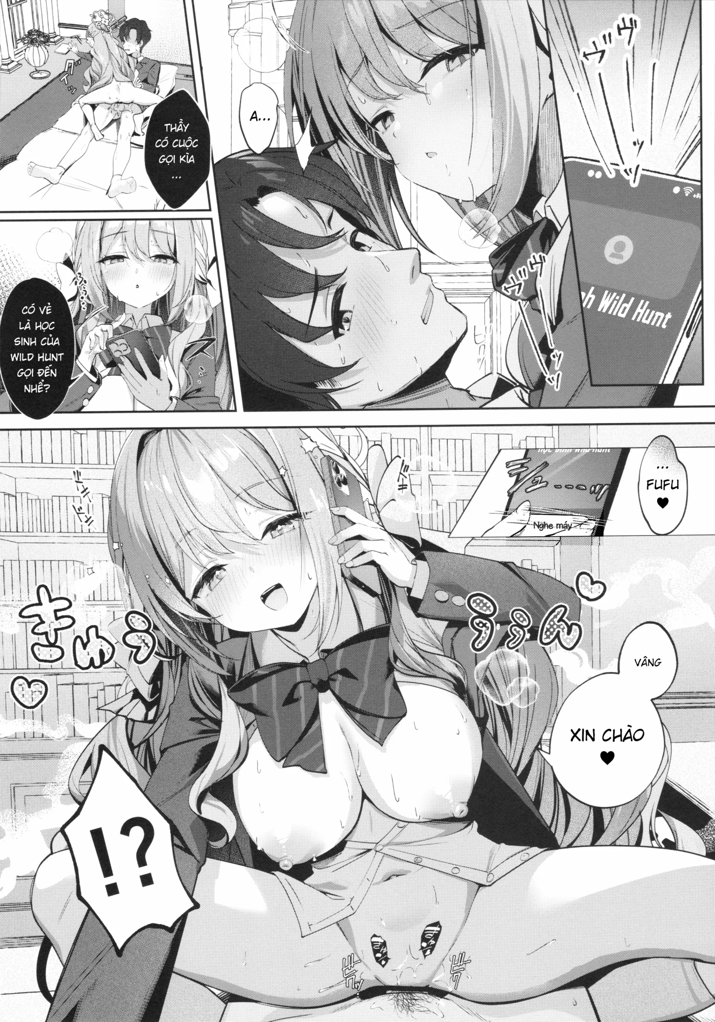 HentaiVN.net - Ảnh 13 - Giáo viên hư là phải bị phạt đó nha! - Chap 1