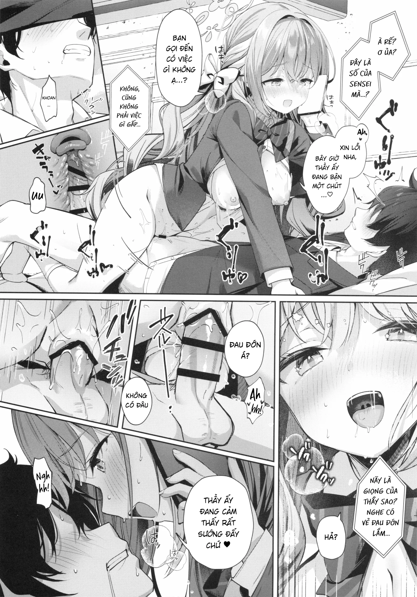 HentaiVN.net - Ảnh 14 - Giáo viên hư là phải bị phạt đó nha! - Chap 1