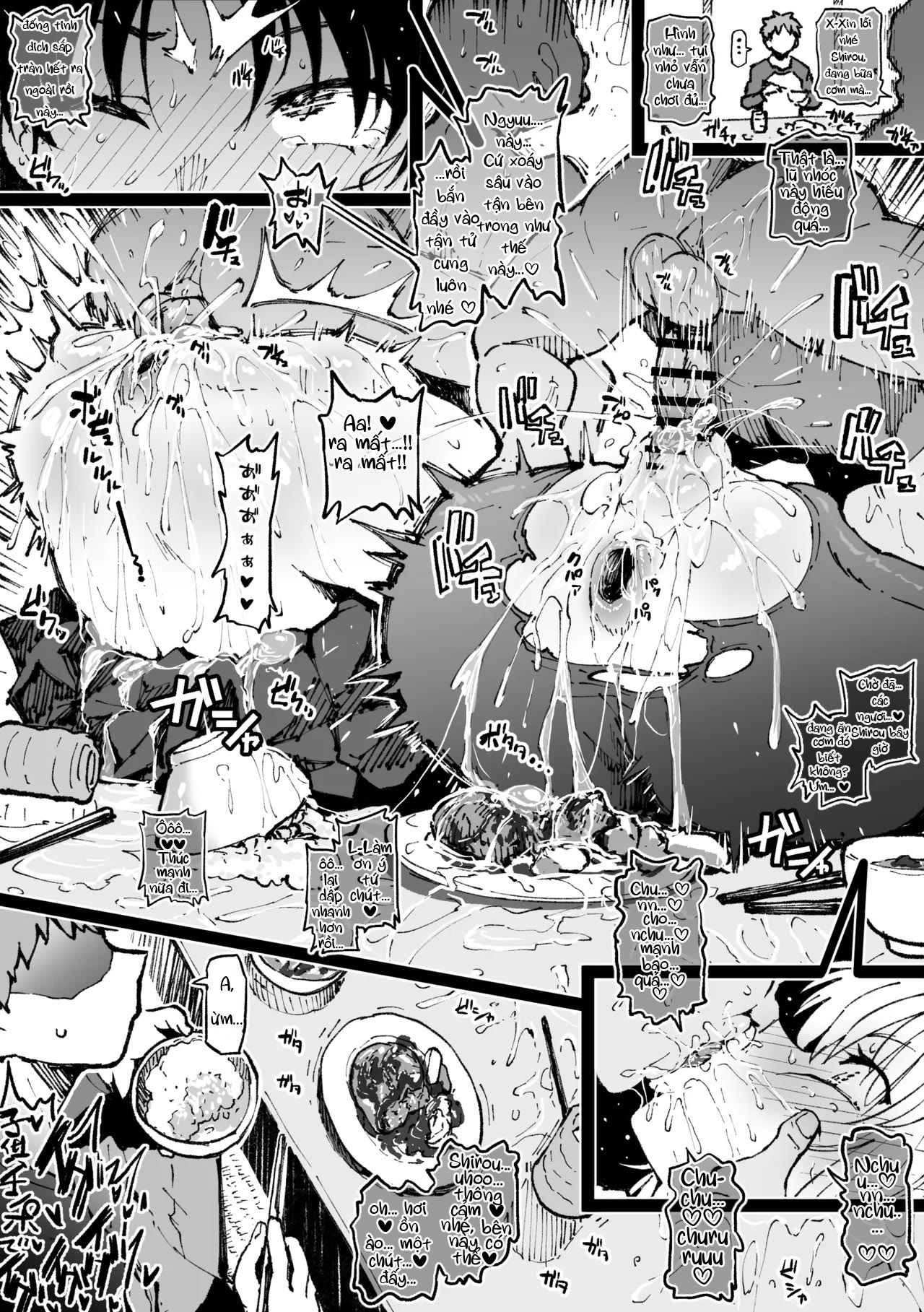 HentaiVN.net - Ảnh 3 - Rin và Saber trông trẻ - Chap 1
