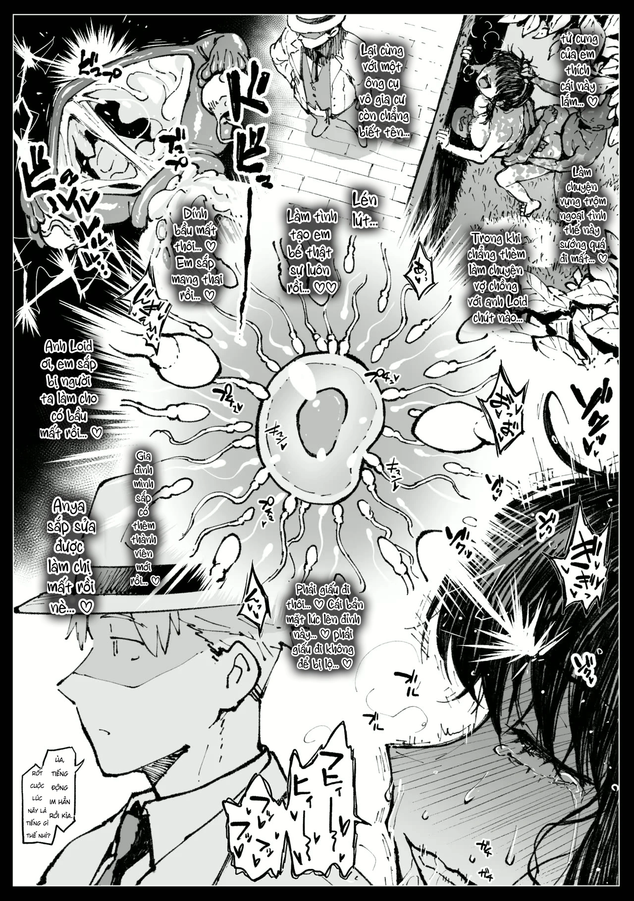HentaiVN.net - Ảnh 11 - [Ahemaru] Lũ Già Vô Gia Cư Và Cô Vợ Yor (SPY×FAMILY) - Chap 1