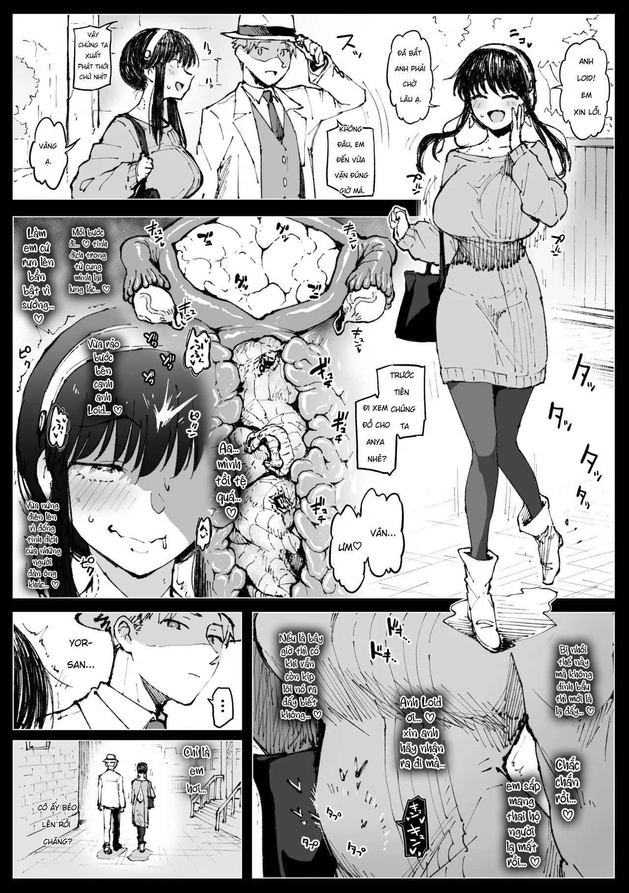 HentaiVN.net - Ảnh 13 - [Ahemaru] Lũ Già Vô Gia Cư Và Cô Vợ Yor (SPY×FAMILY) - Chap 1