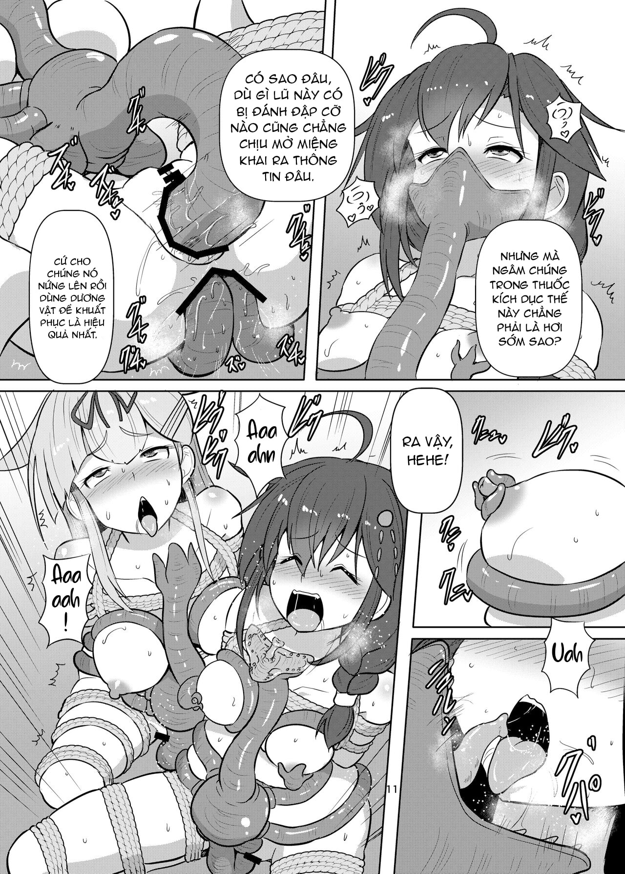 HentaiVN.net - Ảnh 10 - Taimakan Yuudachi Shigure Kinbaku Ryoujoku Emaki - Chap 1