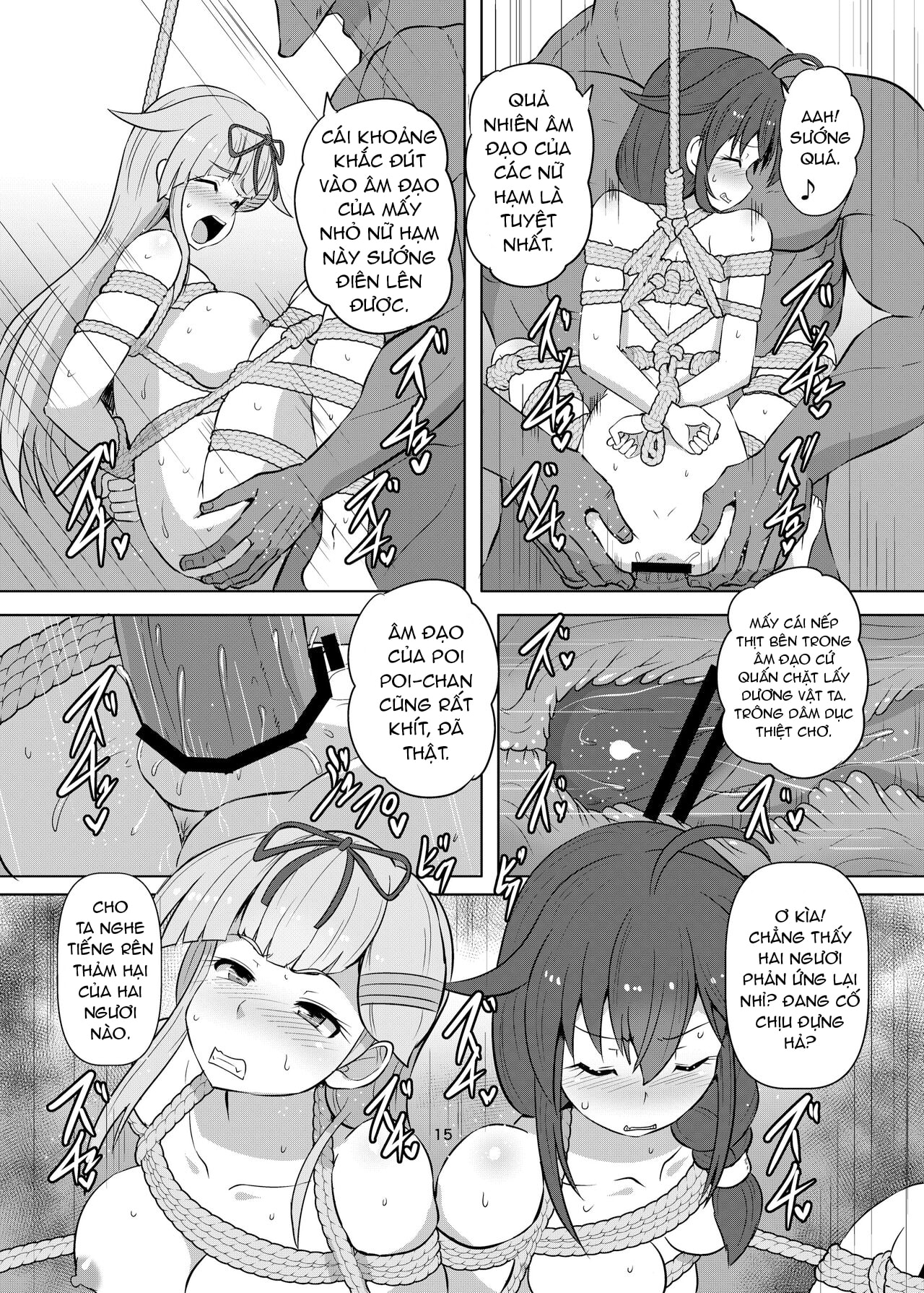 HentaiVN.net - Ảnh 14 - Taimakan Yuudachi Shigure Kinbaku Ryoujoku Emaki - Chap 1