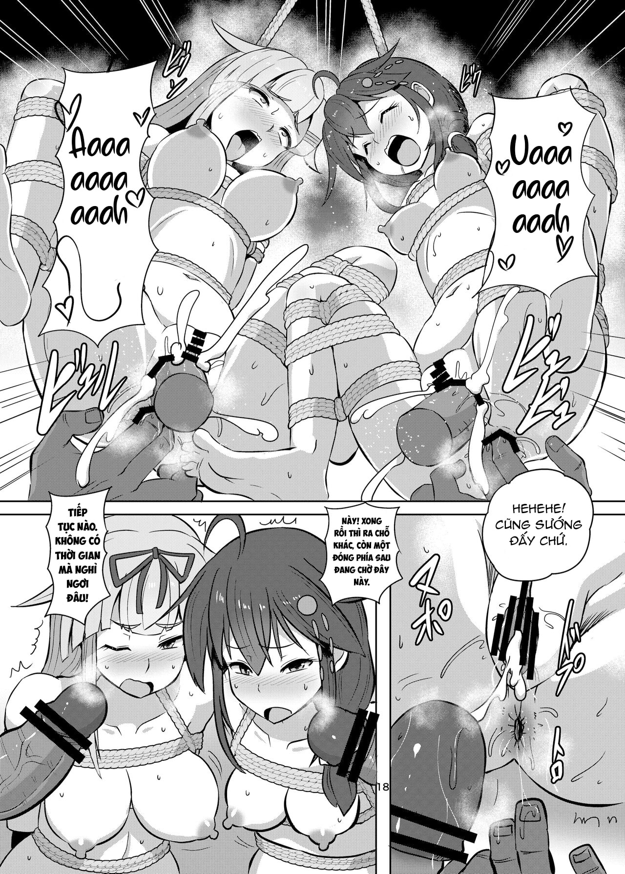 HentaiVN.net - Ảnh 17 - Taimakan Yuudachi Shigure Kinbaku Ryoujoku Emaki - Chap 1