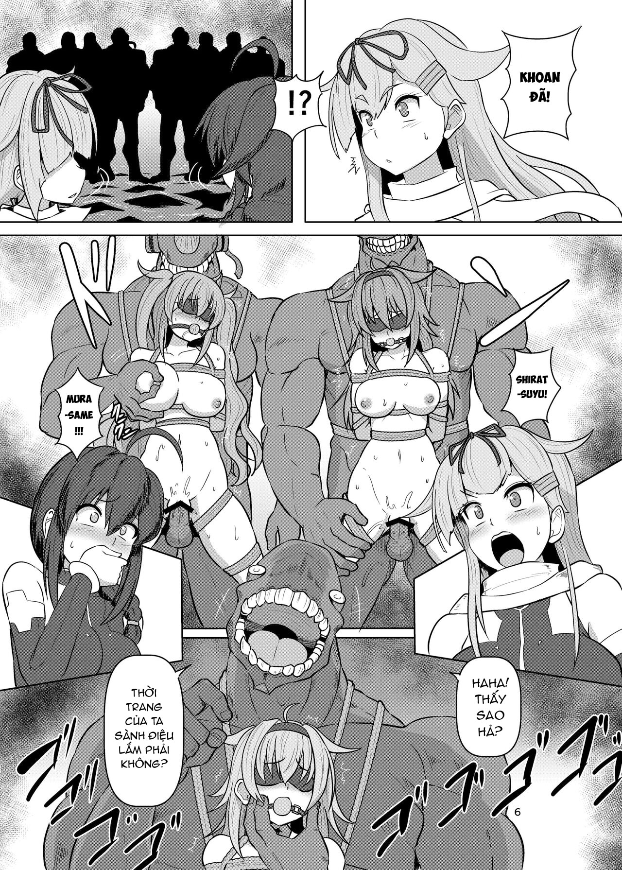 HentaiVN.net - Ảnh 5 - Taimakan Yuudachi Shigure Kinbaku Ryoujoku Emaki - Chap 1