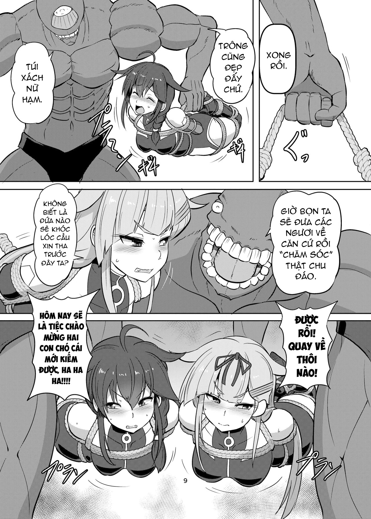 HentaiVN.net - Ảnh 8 - Taimakan Yuudachi Shigure Kinbaku Ryoujoku Emaki - Chap 1