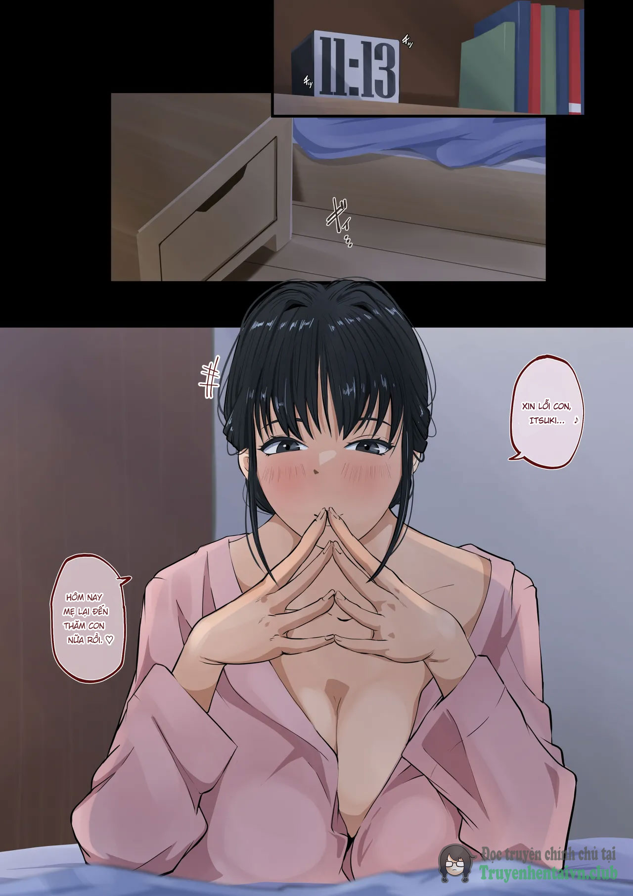 HentaiVN.net - Ảnh 18 - Kaa-san wa Boku no Koto ga Suki Sugiru!! - Chap 1