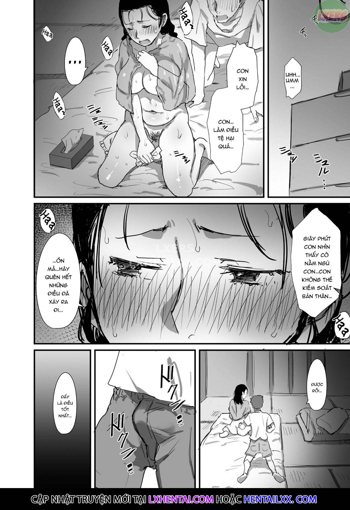 HentaiVN.net - Ảnh 40 - Mùa hè cùng người phụ nữ lớn tuổi - Chap 2