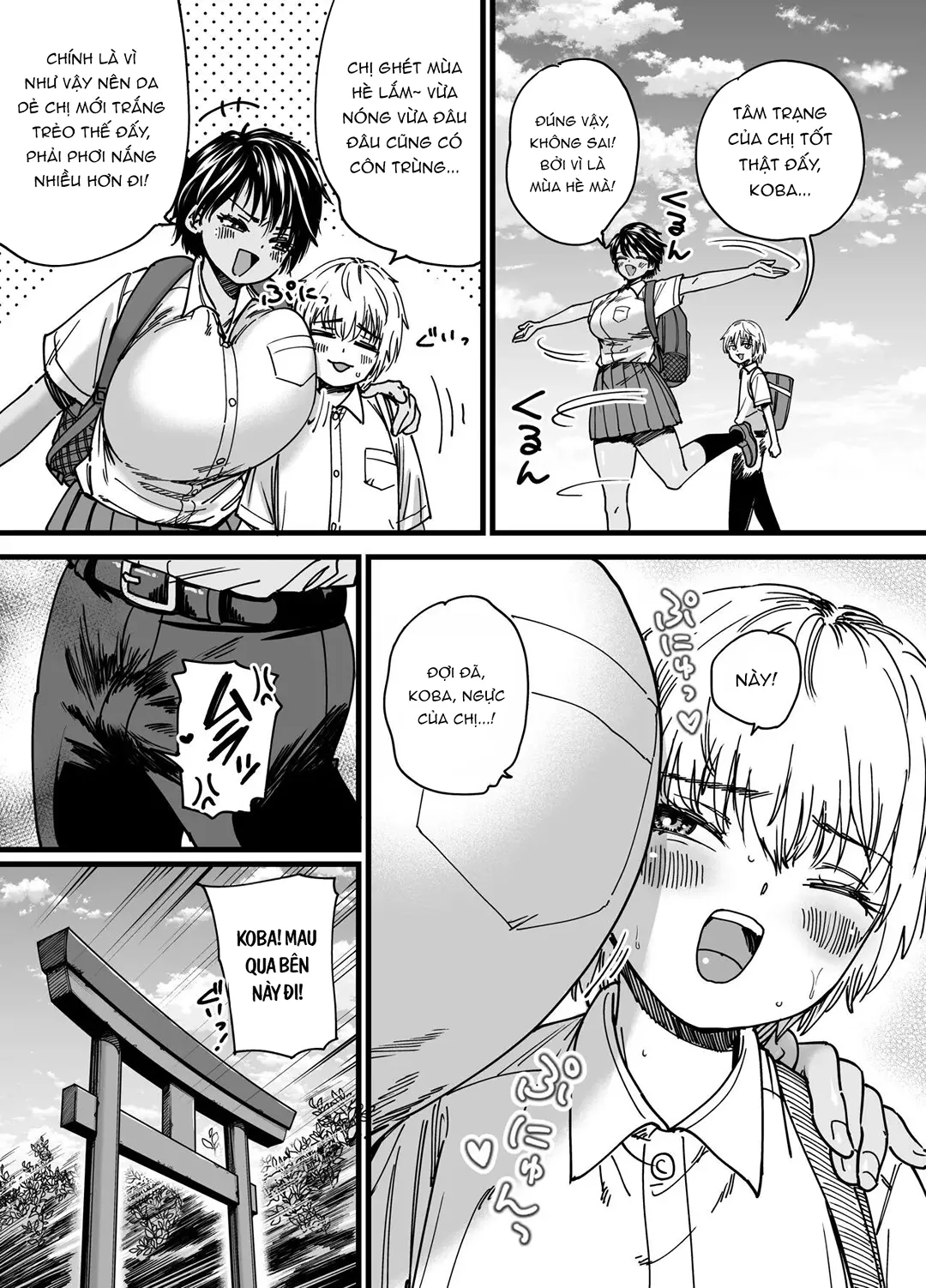 HentaiVN.net - Ảnh 4 - Kasshoku Dekadeka Boyish! Nagisa-chan - Chap 1