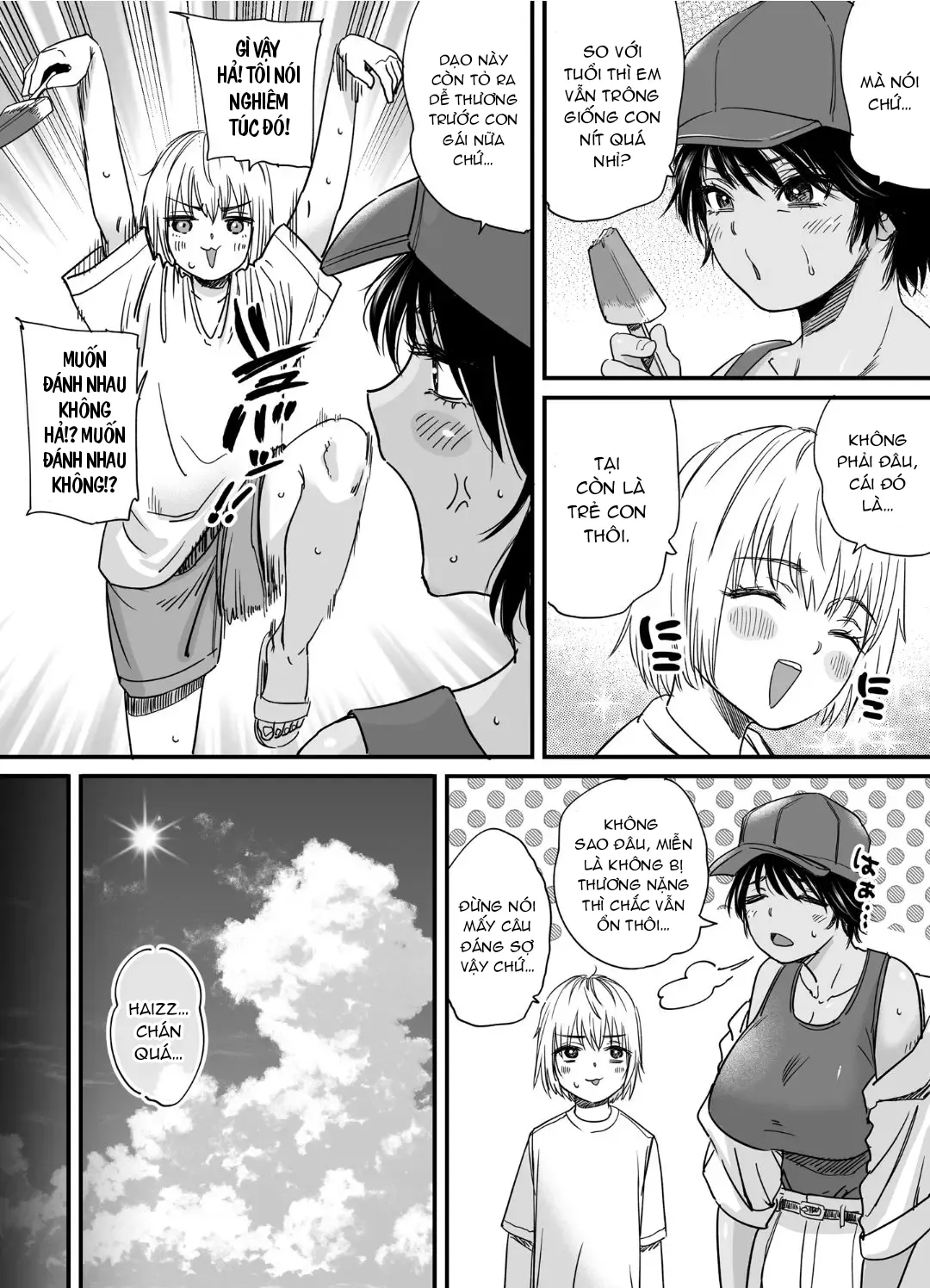 HentaiVN.net - Ảnh 3 - Kasshoku Dekadeka Boyish! Nagisa-chan - Chap 2