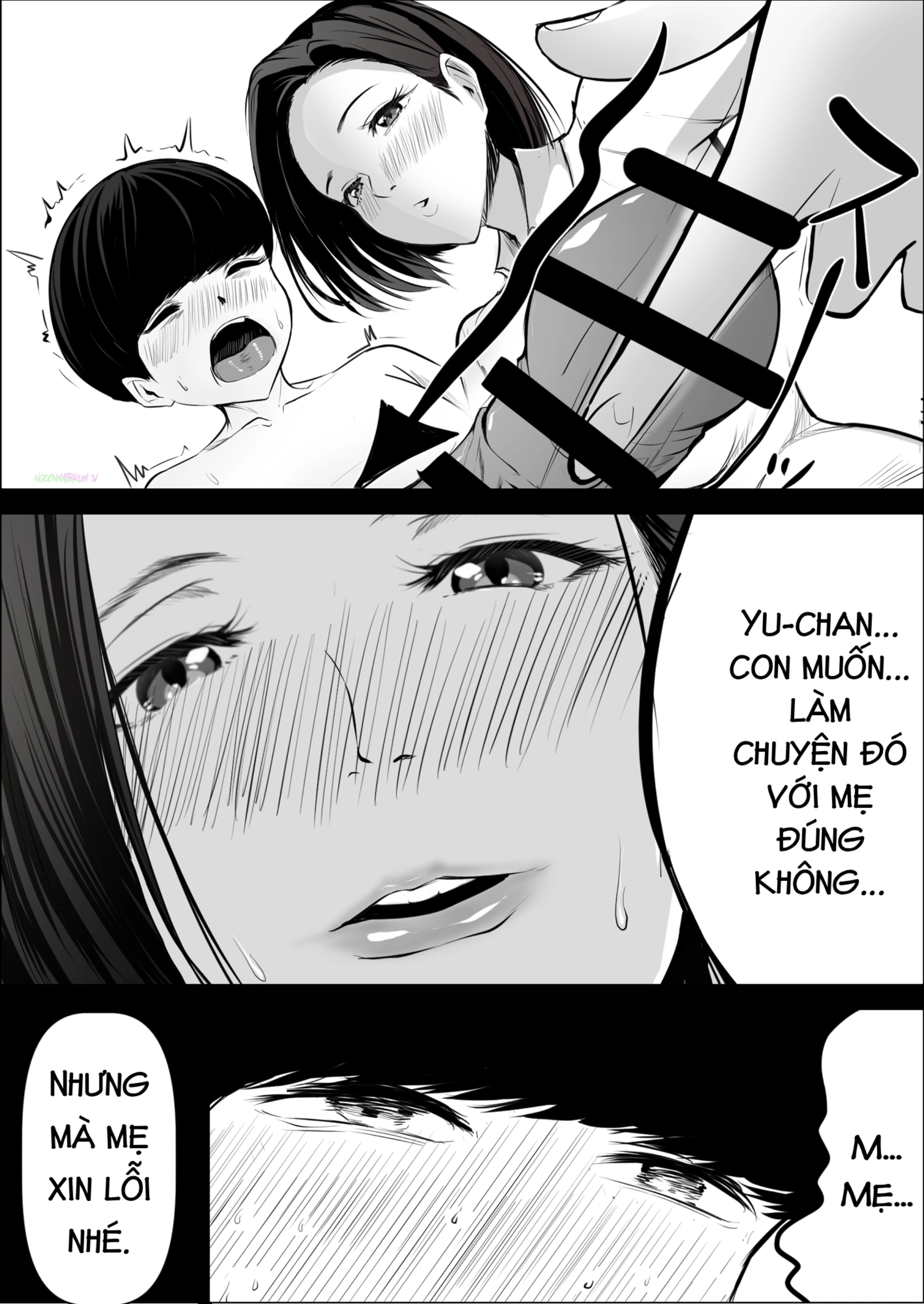 HentaiVN.net - Ảnh 33 - Boku no Daisuki na Kaa-san ga Namaiki na Tomodachi no Tsugou no Ii SeFri ni Natta Wake. - Chap 1