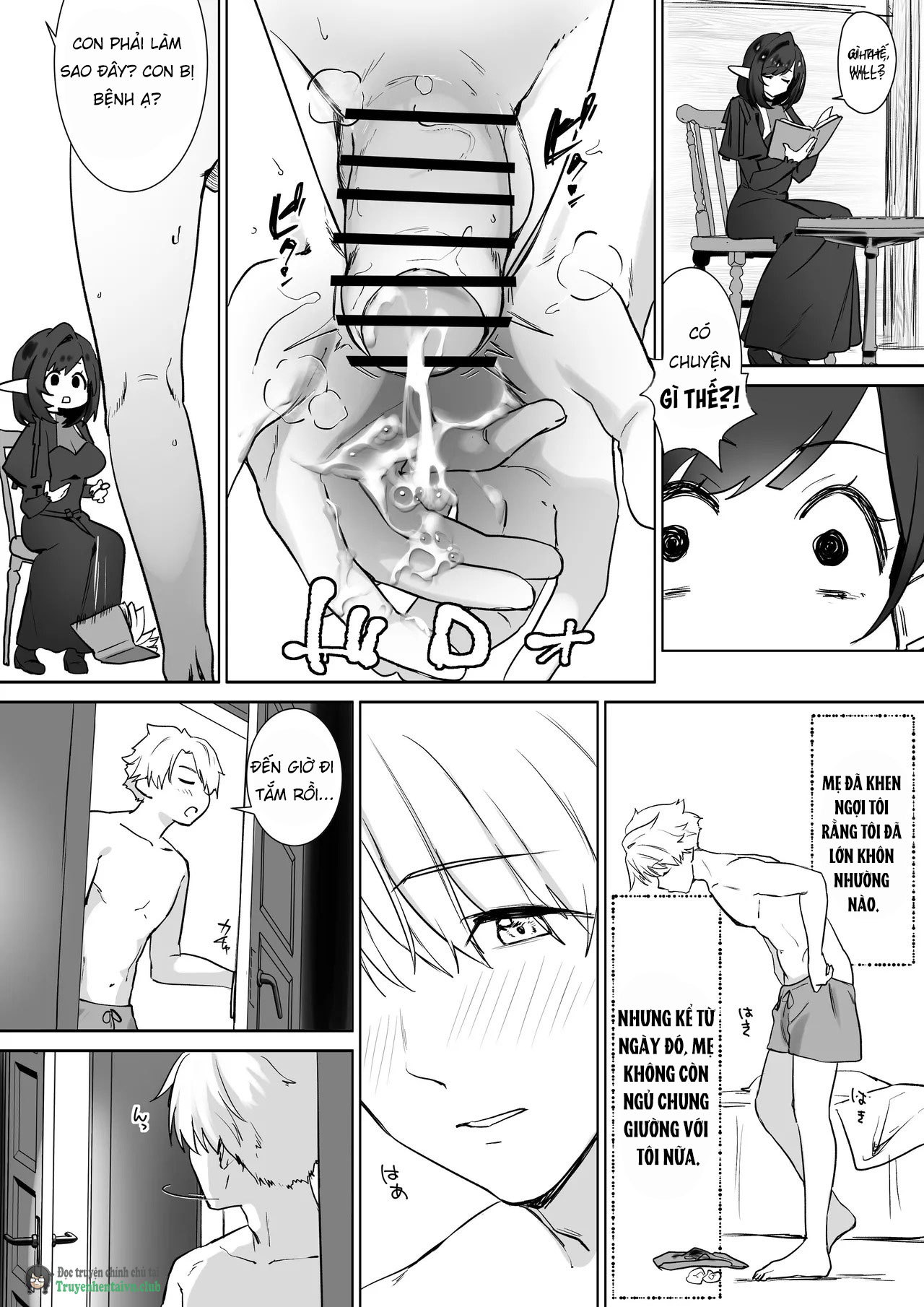 HentaiVN.net - Ảnh 16 - Elf no Milk de Otona ni Narimashita - Chap 1