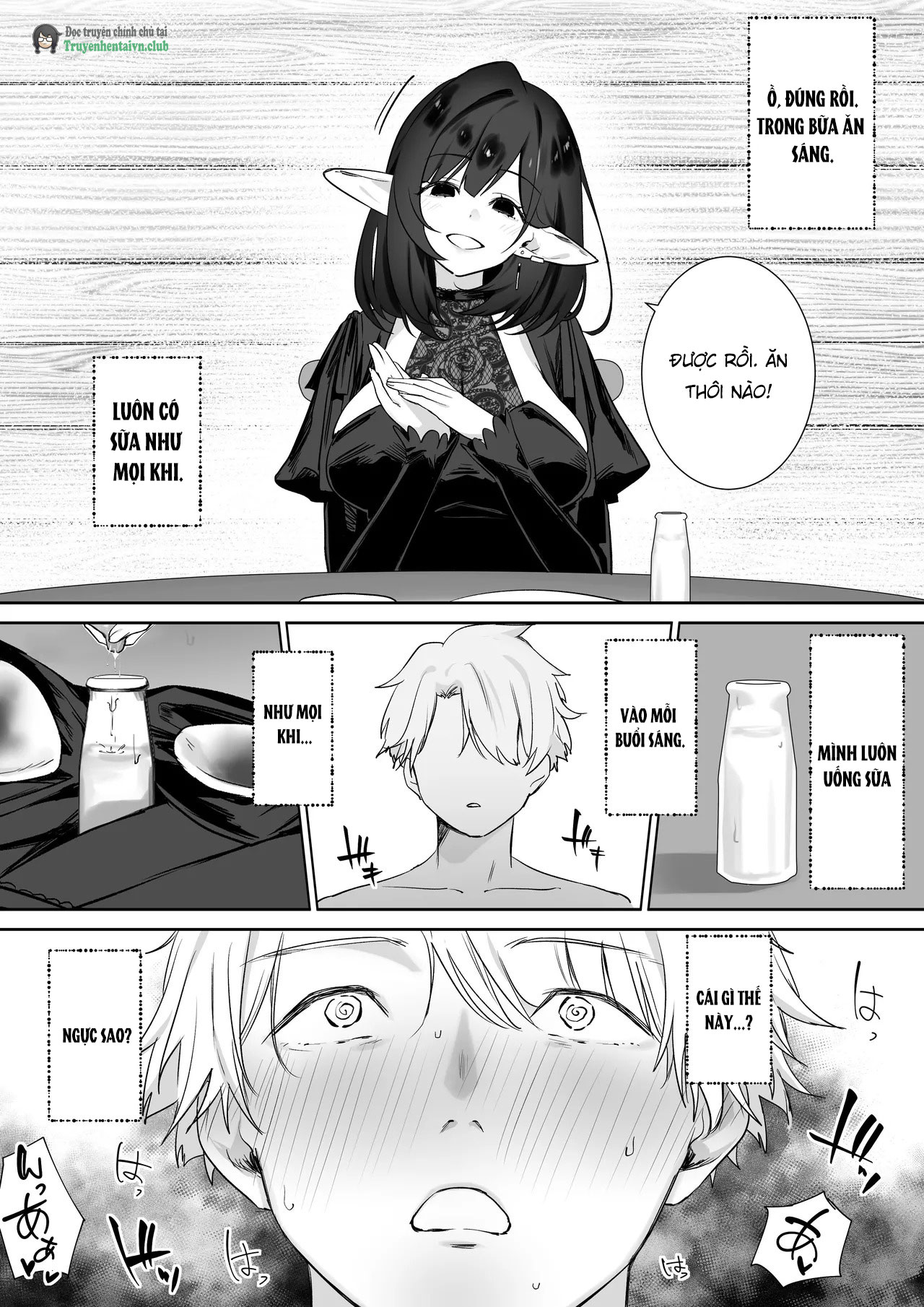 HentaiVN.net - Ảnh 18 - Elf no Milk de Otona ni Narimashita - Chap 1