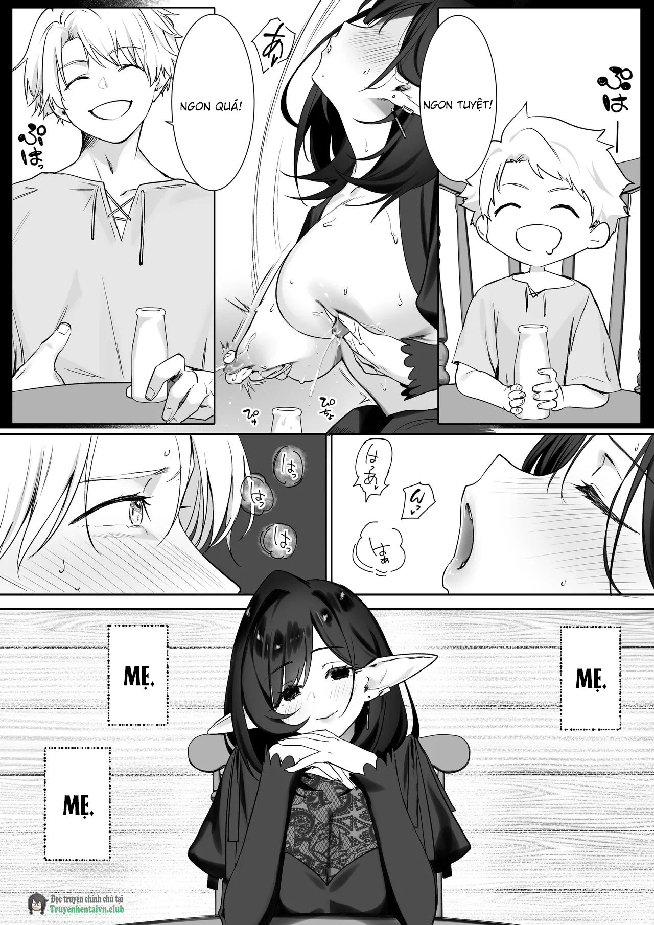 HentaiVN.net - Ảnh 19 - Elf no Milk de Otona ni Narimashita - Chap 1