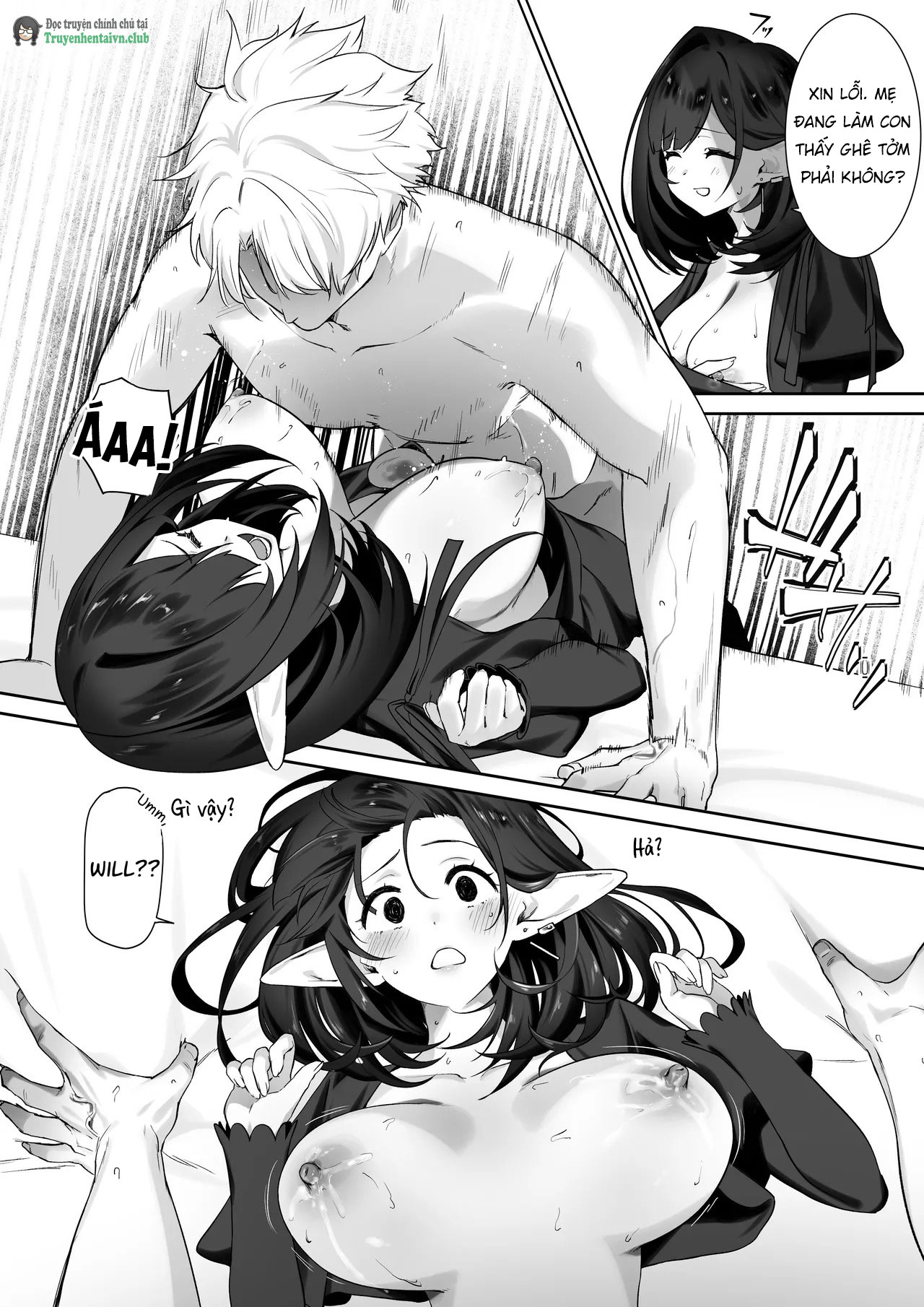 HentaiVN.net - Ảnh 22 - Elf no Milk de Otona ni Narimashita - Chap 1