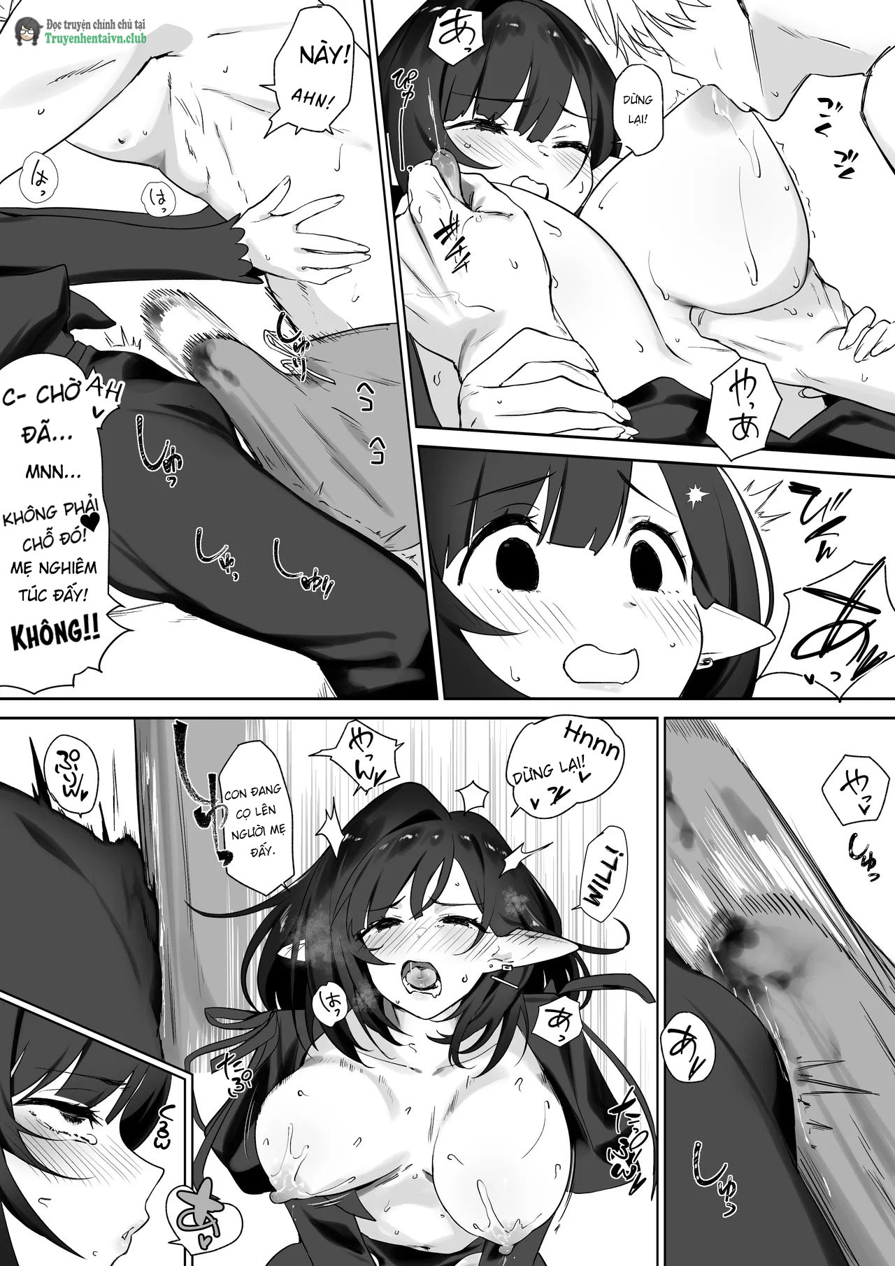 HentaiVN.net - Ảnh 24 - Elf no Milk de Otona ni Narimashita - Chap 1