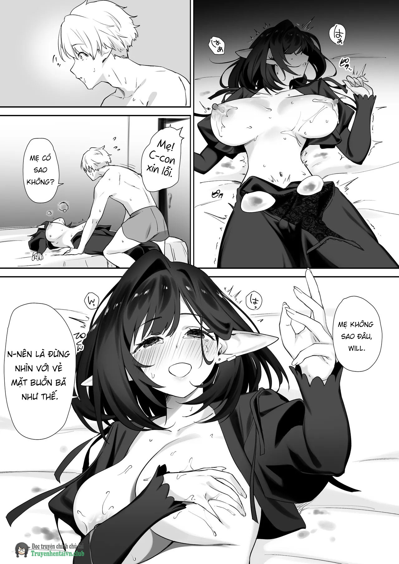 HentaiVN.net - Ảnh 26 - Elf no Milk de Otona ni Narimashita - Chap 1