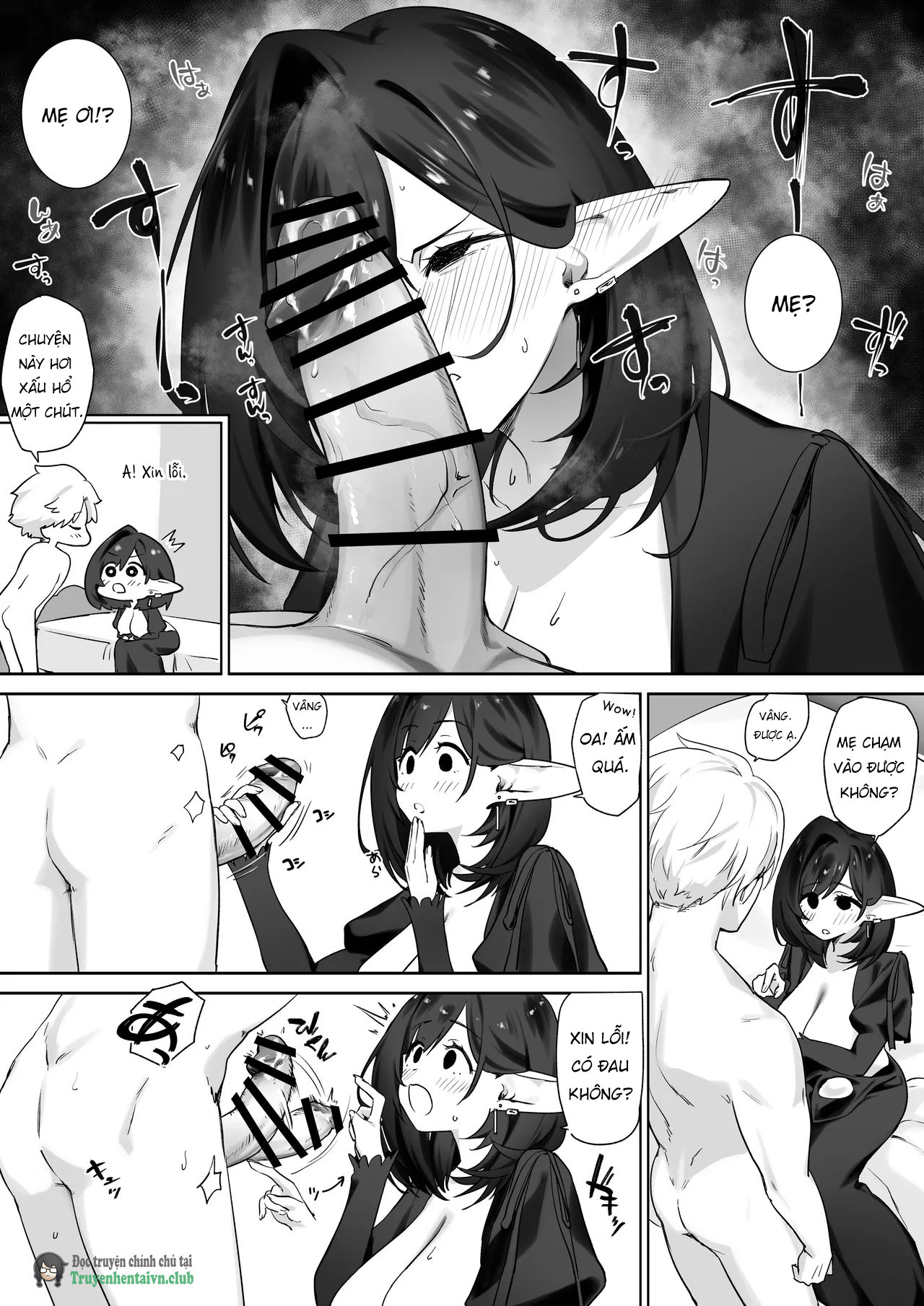 HentaiVN.net - Ảnh 29 - Elf no Milk de Otona ni Narimashita - Chap 1