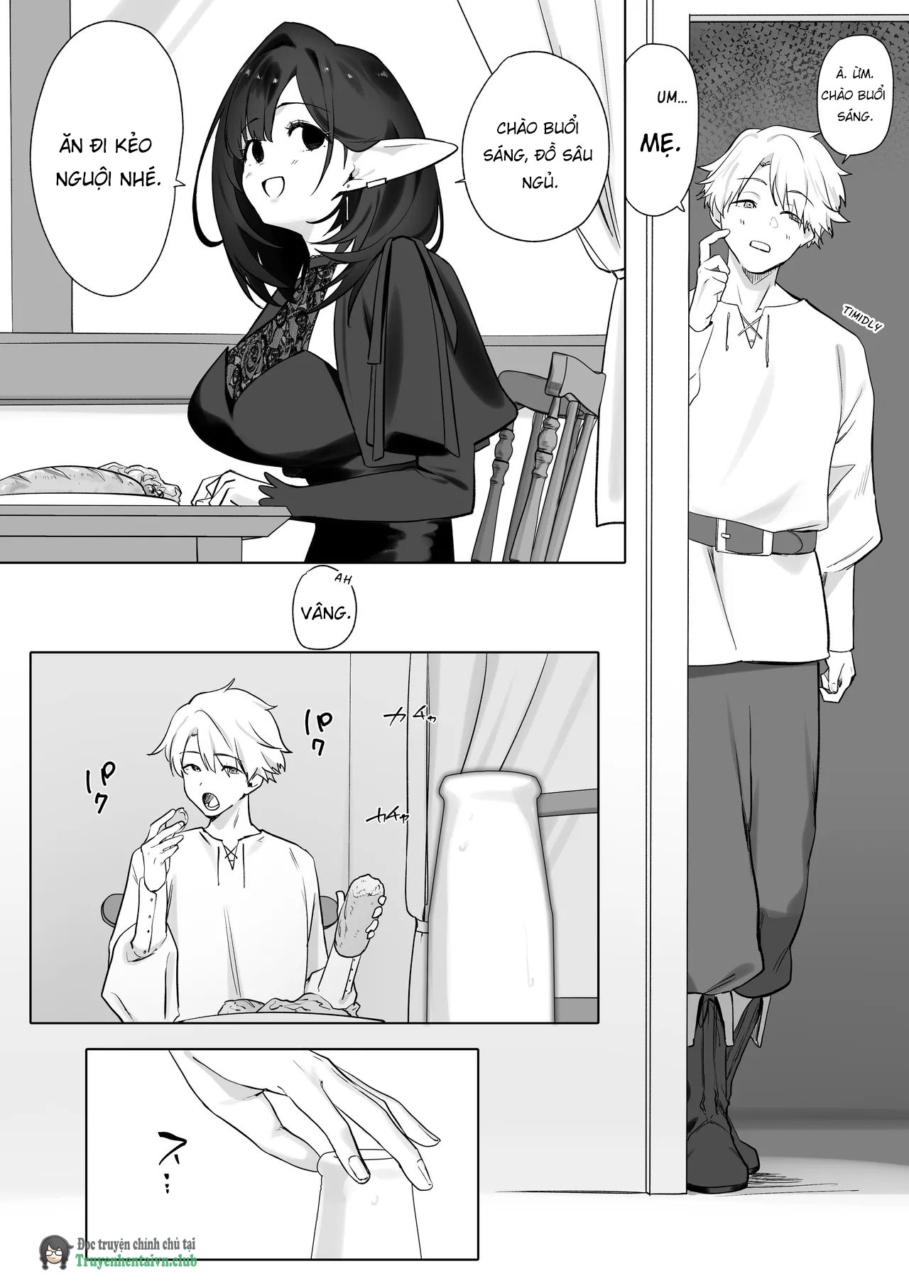 HentaiVN.net - Ảnh 39 - Elf no Milk de Otona ni Narimashita - Chap 1