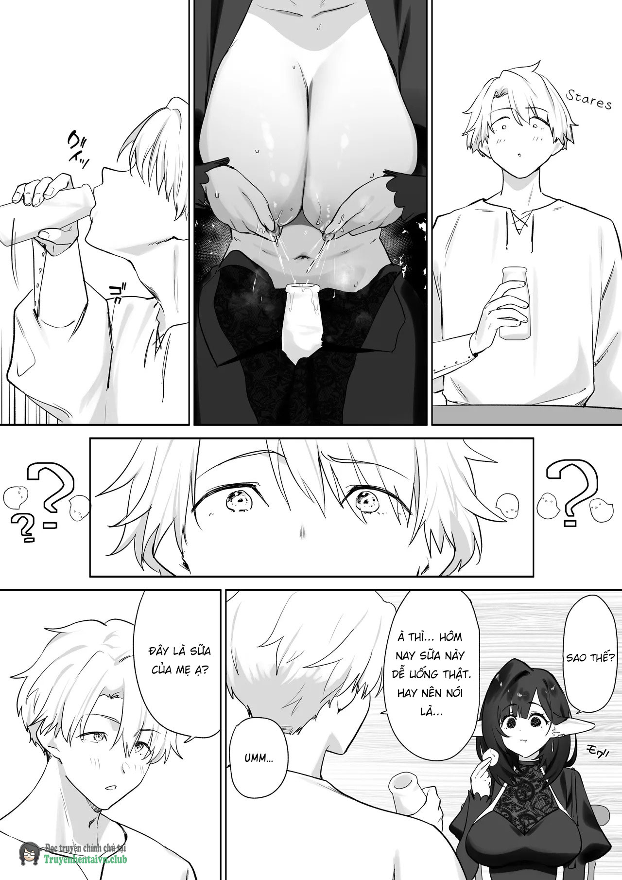 HentaiVN.net - Ảnh 40 - Elf no Milk de Otona ni Narimashita - Chap 1