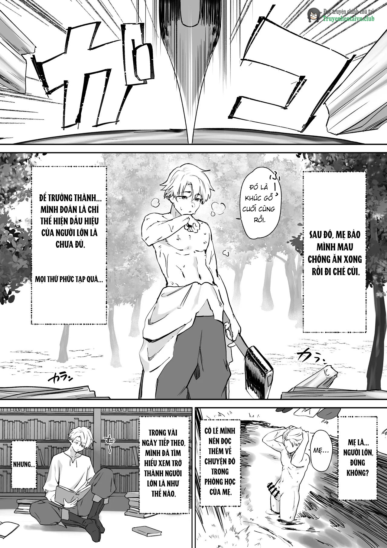 HentaiVN.net - Ảnh 42 - Elf no Milk de Otona ni Narimashita - Chap 1