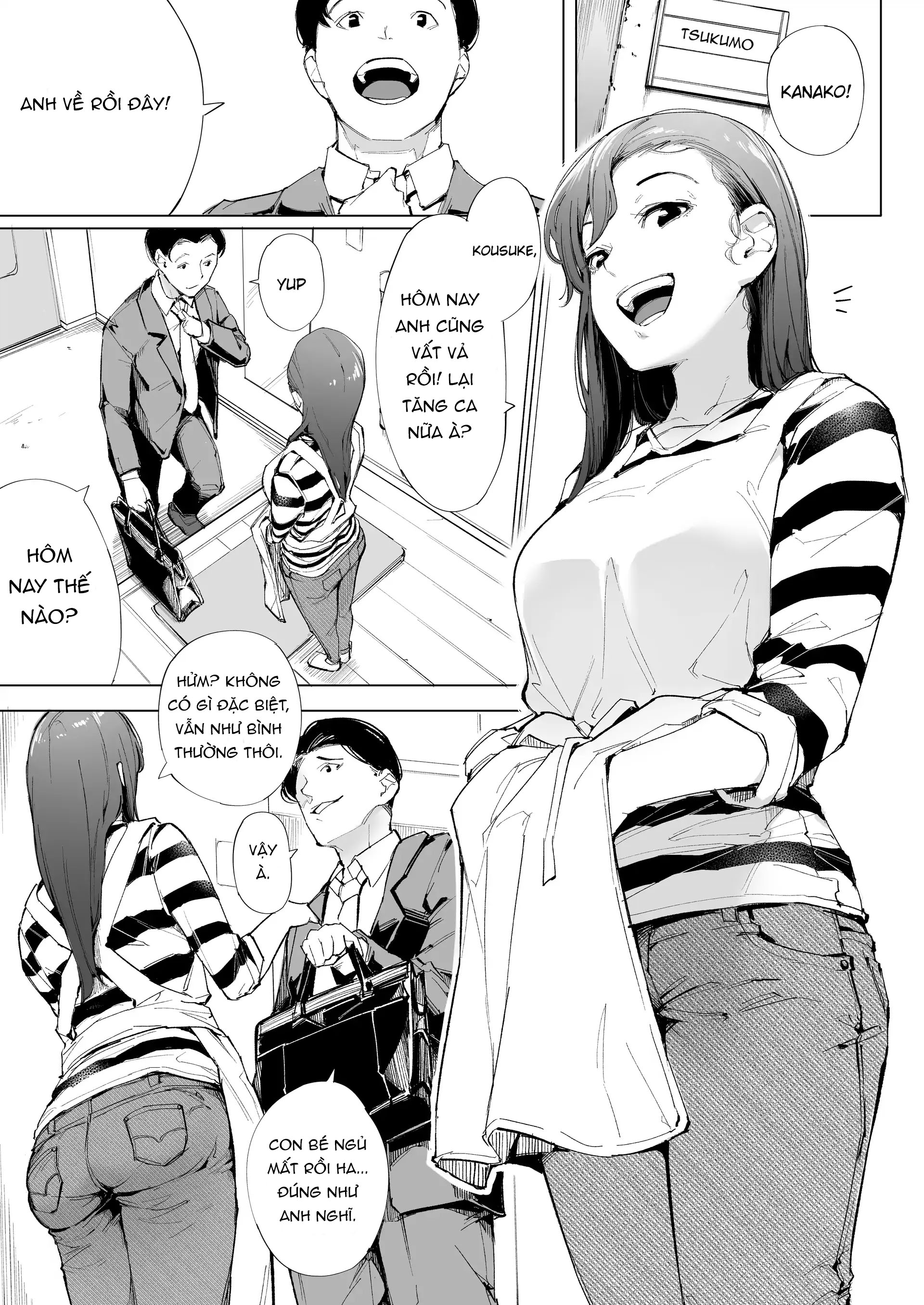 HentaiVN.net - Ảnh 9 - Watashi wa Tsuma de Haha de, Tada no Mesu 1 Oneshot English Online ... - Chap 1