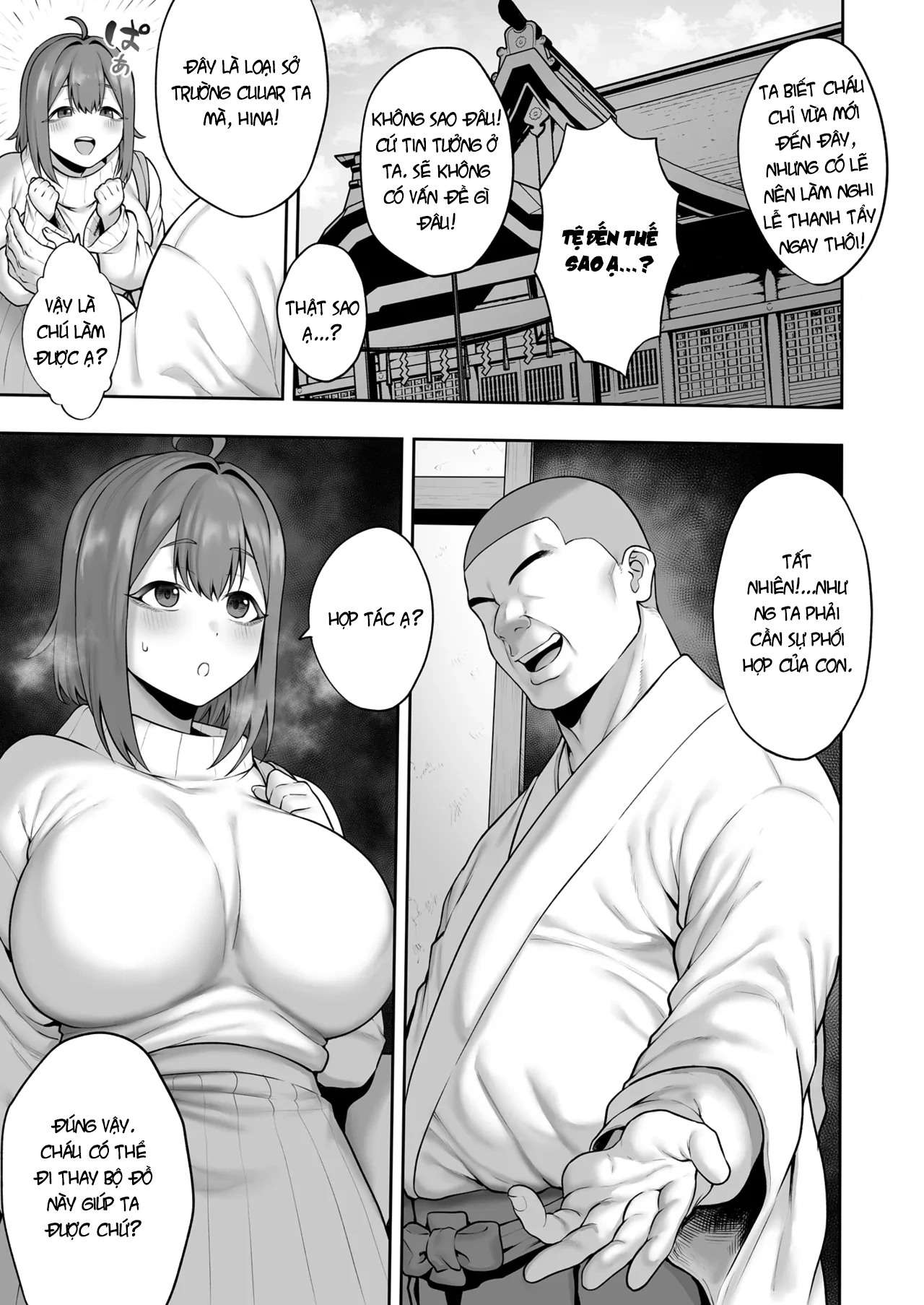 HentaiVN.net - Ảnh 5 - Nhật ký trừ tà cho cô cháu gái ngây thơ! - Chap 1