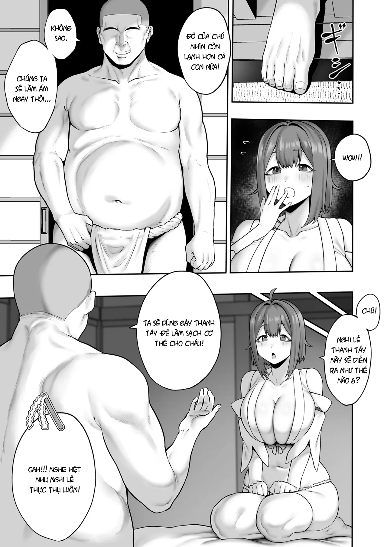 HentaiVN.net - Ảnh 7 - Nhật ký trừ tà cho cô cháu gái ngây thơ! - Chap 1