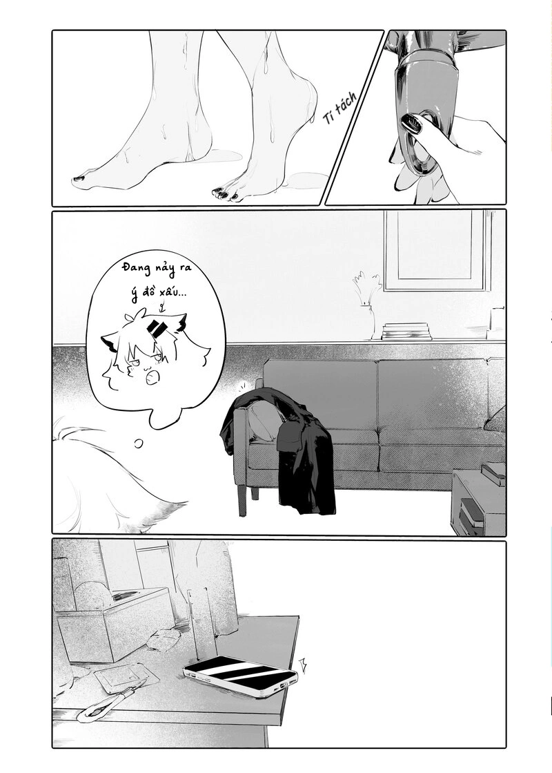 HentaiVN.net - Ảnh 4 - Bạn gái mặc áo khoác của tôi thật dễ thương!! - Chap 1