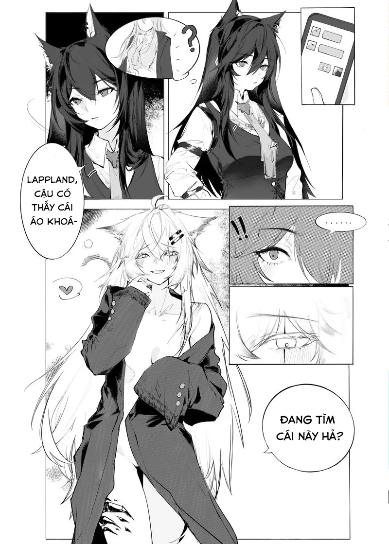 HentaiVN.net - Ảnh 5 - Bạn gái mặc áo khoác của tôi thật dễ thương!! - Chap 1