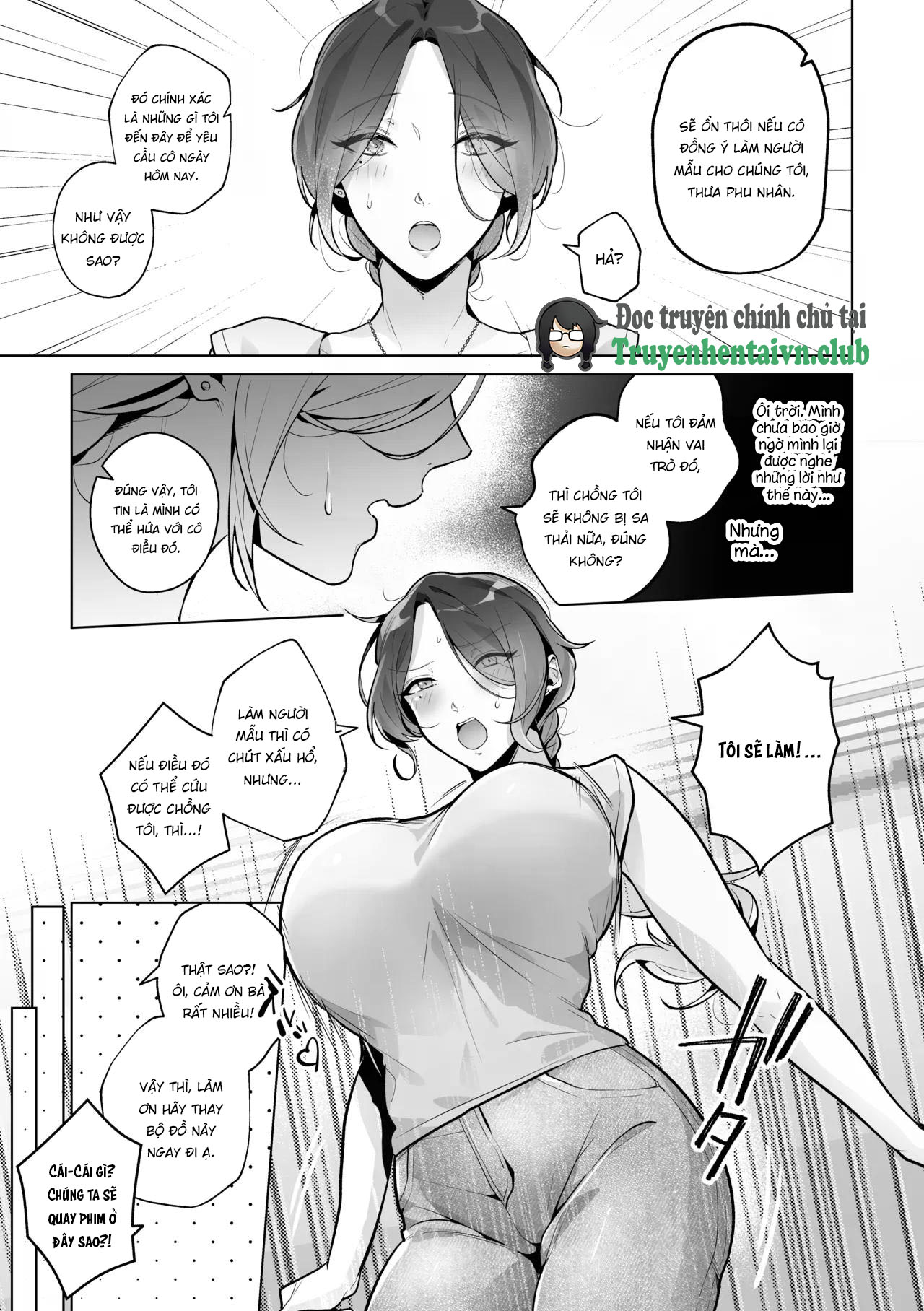 HentaiVN.net - Ảnh 7 - Damasareyasui Hitozuma Tsuyako-san - Chap 1