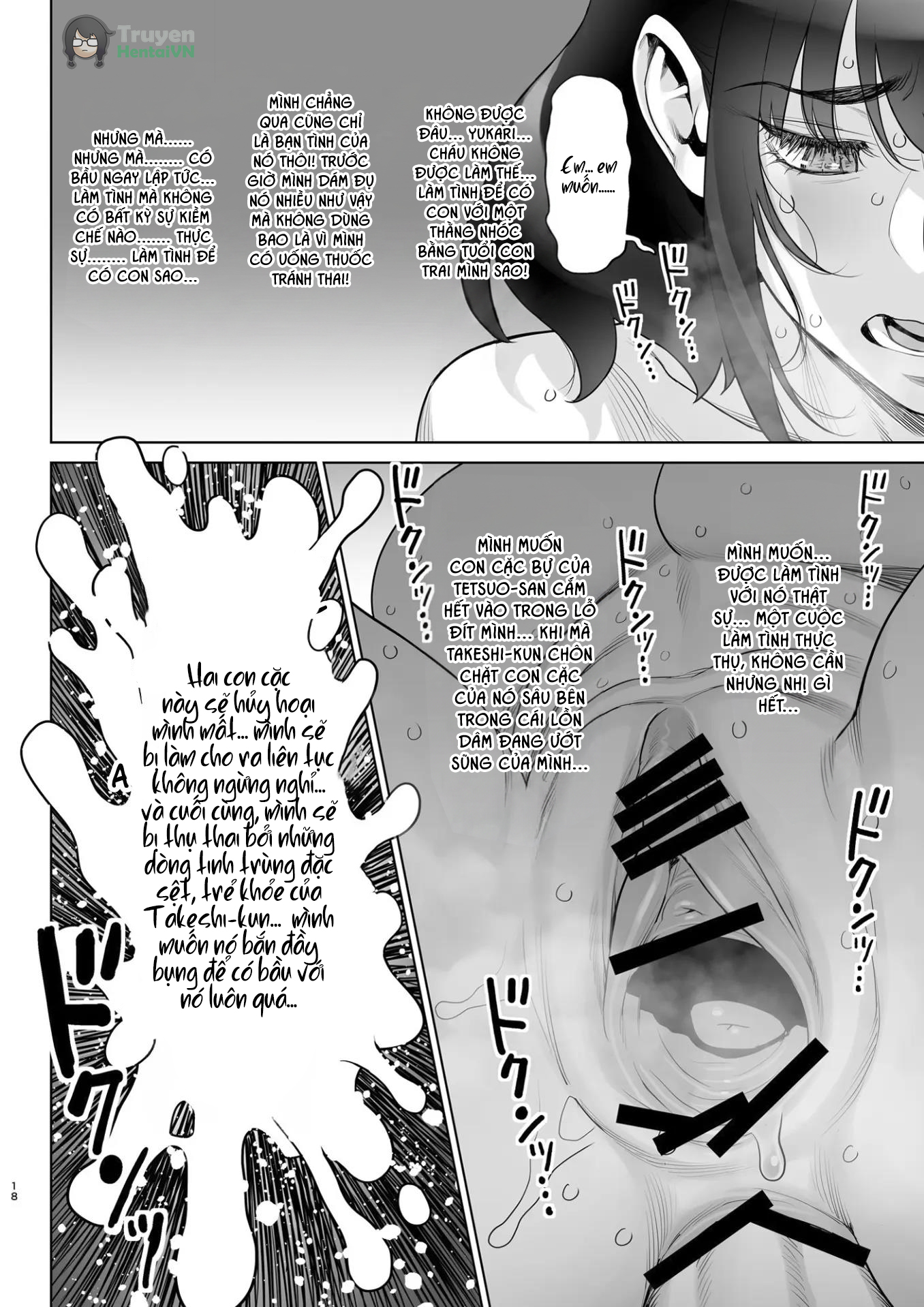 HentaiVN.net - Ảnh 16 - Bijin Tsuma Makimura Yukari Series 7 - Musuko no Doukyuusei to Otto Kounin Haramase - Chap 1