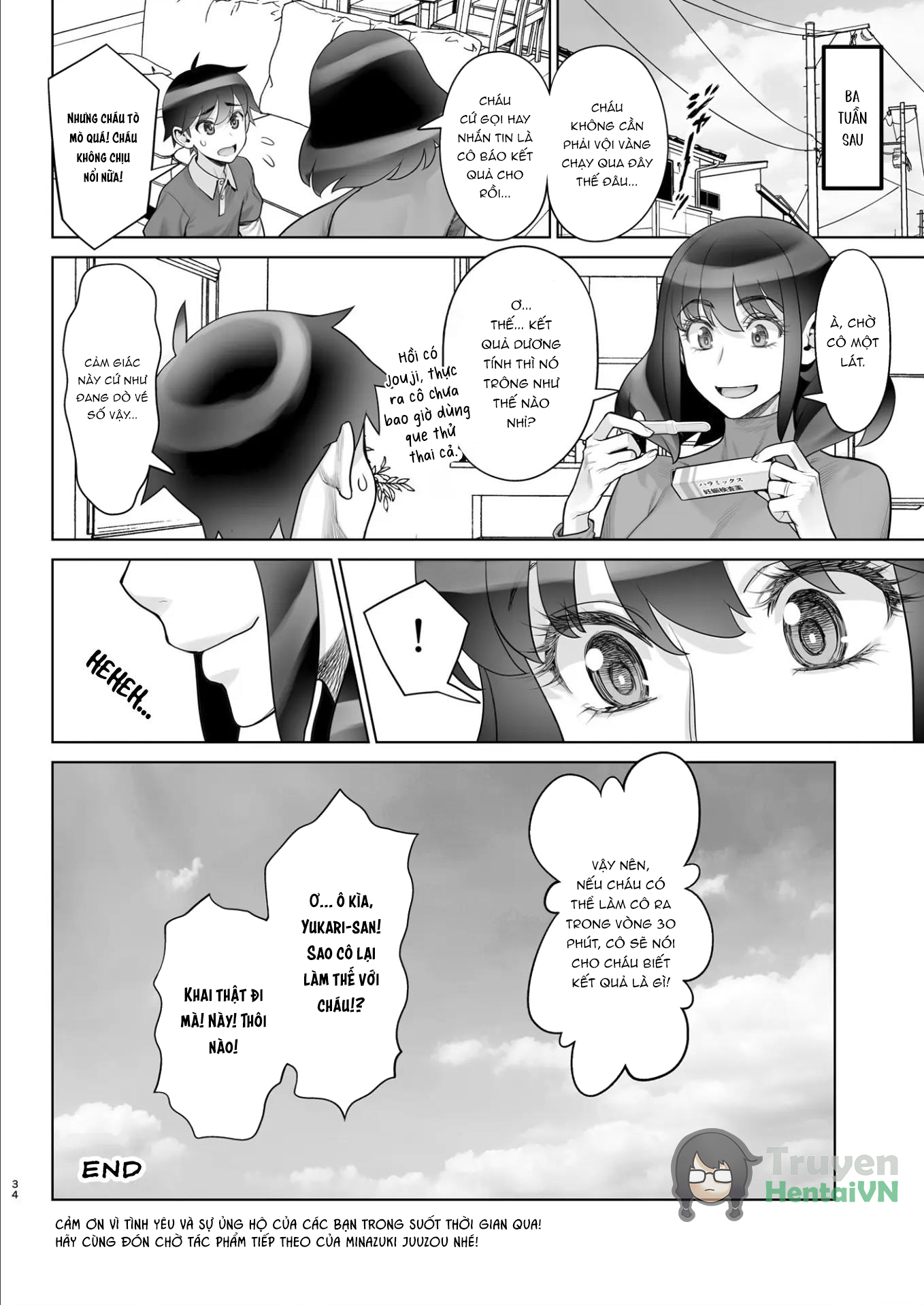 HentaiVN.net - Ảnh 32 - Bijin Tsuma Makimura Yukari Series 7 - Musuko no Doukyuusei to Otto Kounin Haramase - Chap 1
