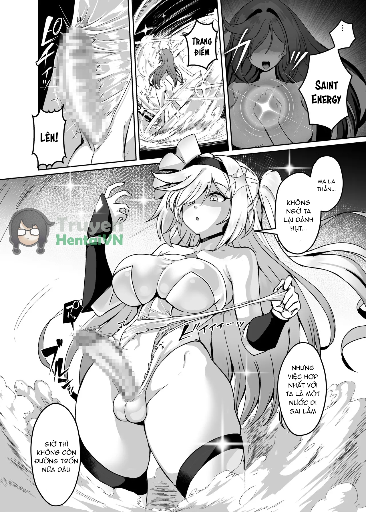 HentaiVN.net - Ảnh 20 - Mahou Shoujo Saint Lily Dankon ~Futanari o Hayasareta Mahou Shoujo ga Chinpo-gurui ni Ochiru Made~ - Chap 1