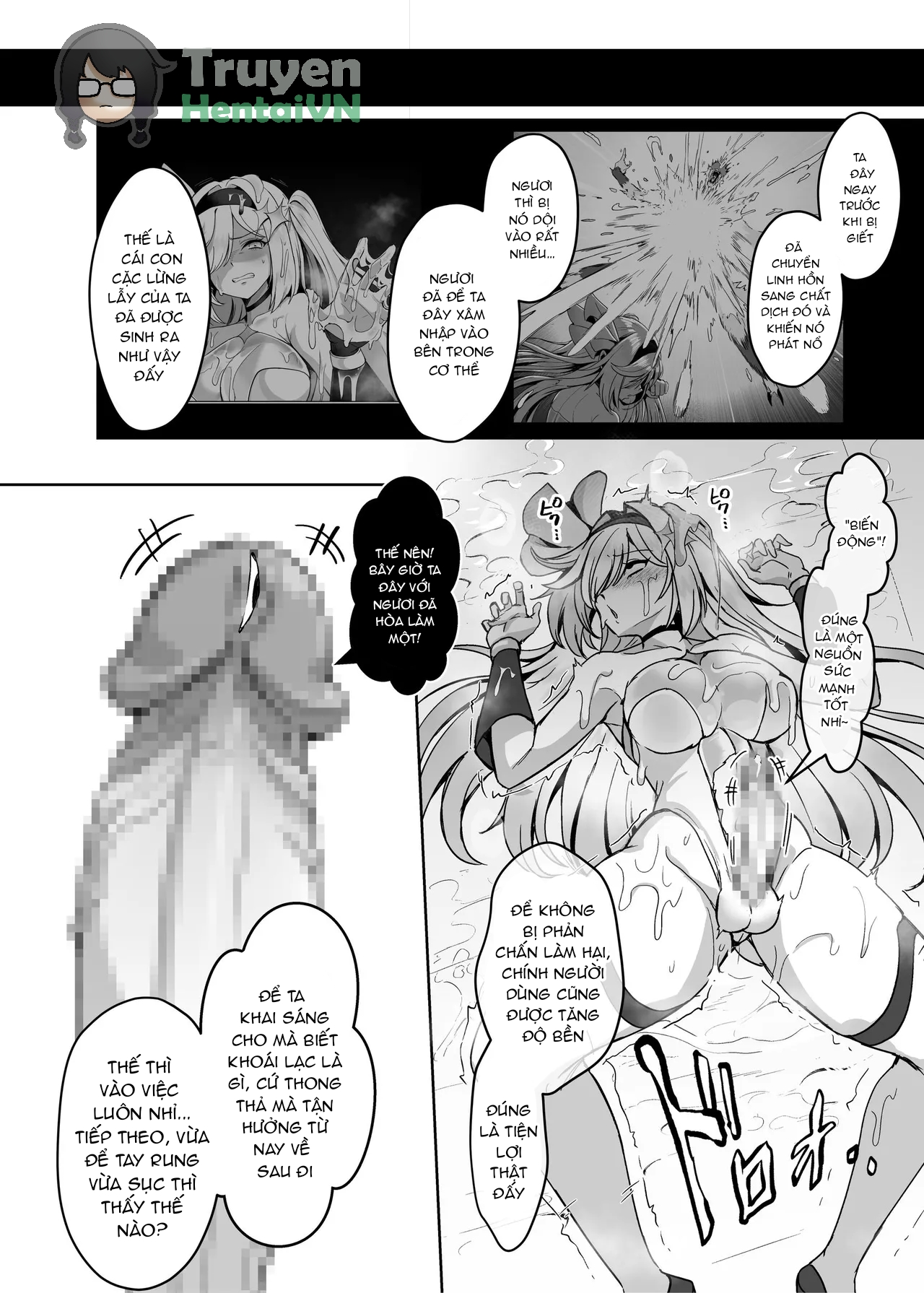 HentaiVN.net - Ảnh 24 - Mahou Shoujo Saint Lily Dankon ~Futanari o Hayasareta Mahou Shoujo ga Chinpo-gurui ni Ochiru Made~ - Chap 1