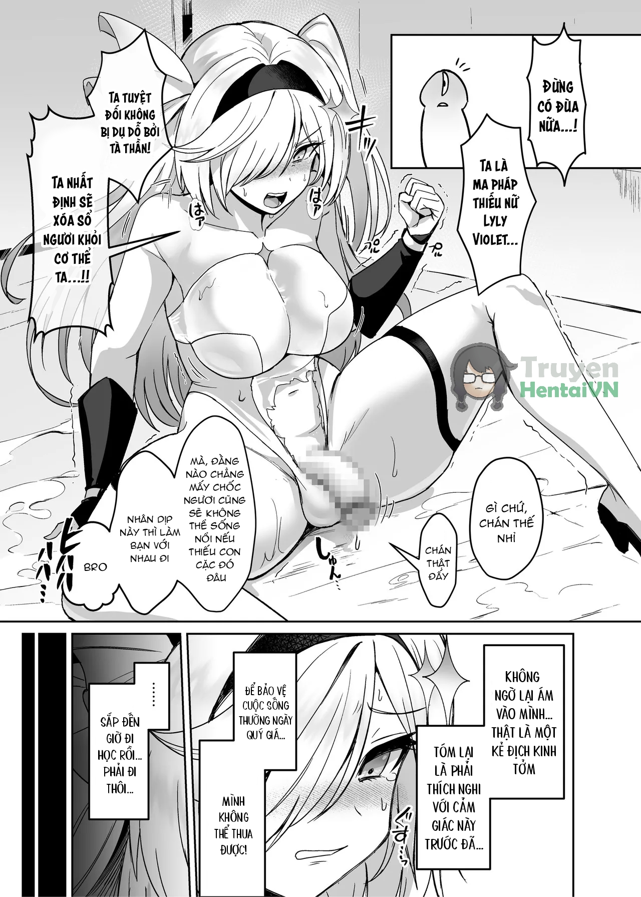 HentaiVN.net - Ảnh 25 - Mahou Shoujo Saint Lily Dankon ~Futanari o Hayasareta Mahou Shoujo ga Chinpo-gurui ni Ochiru Made~ - Chap 1