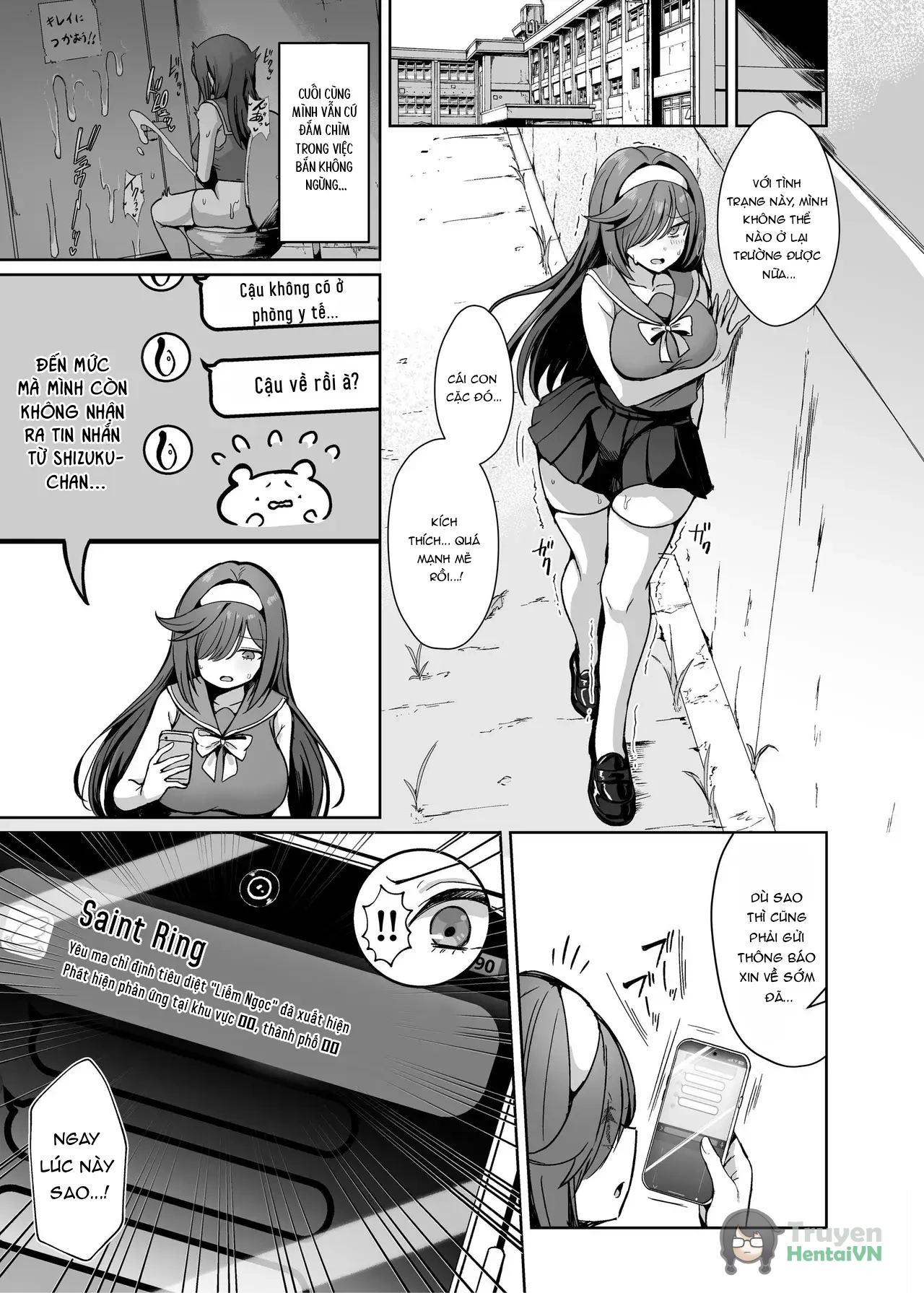 HentaiVN.net - Ảnh 37 - Mahou Shoujo Saint Lily Dankon ~Futanari o Hayasareta Mahou Shoujo ga Chinpo-gurui ni Ochiru Made~ - Chap 1
