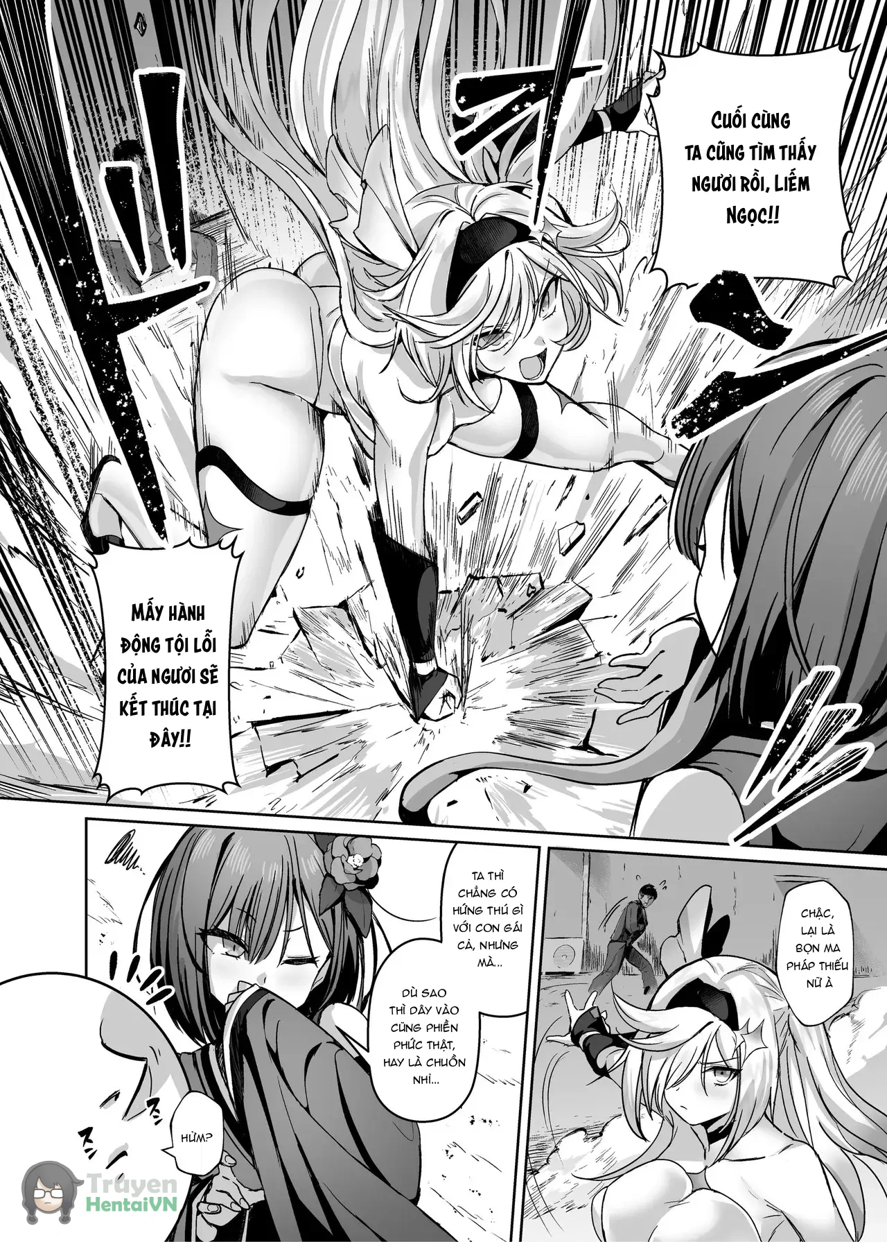 HentaiVN.net - Ảnh 40 - Mahou Shoujo Saint Lily Dankon ~Futanari o Hayasareta Mahou Shoujo ga Chinpo-gurui ni Ochiru Made~ - Chap 1