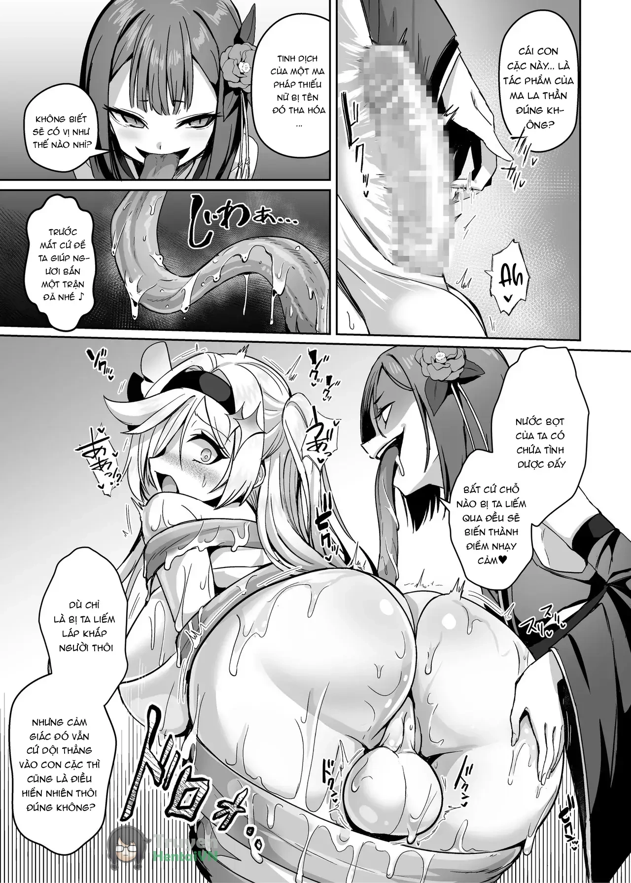 HentaiVN.net - Ảnh 43 - Mahou Shoujo Saint Lily Dankon ~Futanari o Hayasareta Mahou Shoujo ga Chinpo-gurui ni Ochiru Made~ - Chap 1