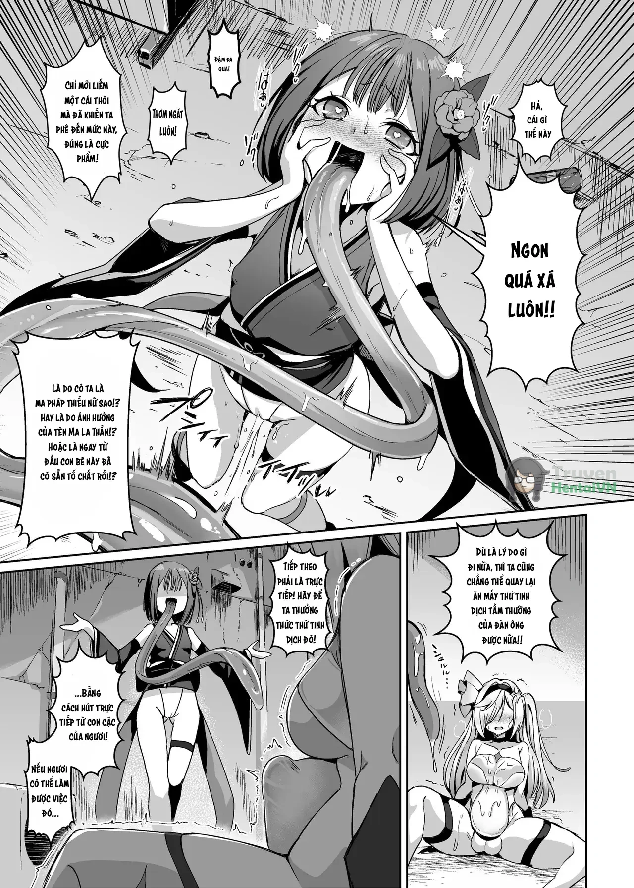 HentaiVN.net - Ảnh 45 - Mahou Shoujo Saint Lily Dankon ~Futanari o Hayasareta Mahou Shoujo ga Chinpo-gurui ni Ochiru Made~ - Chap 1