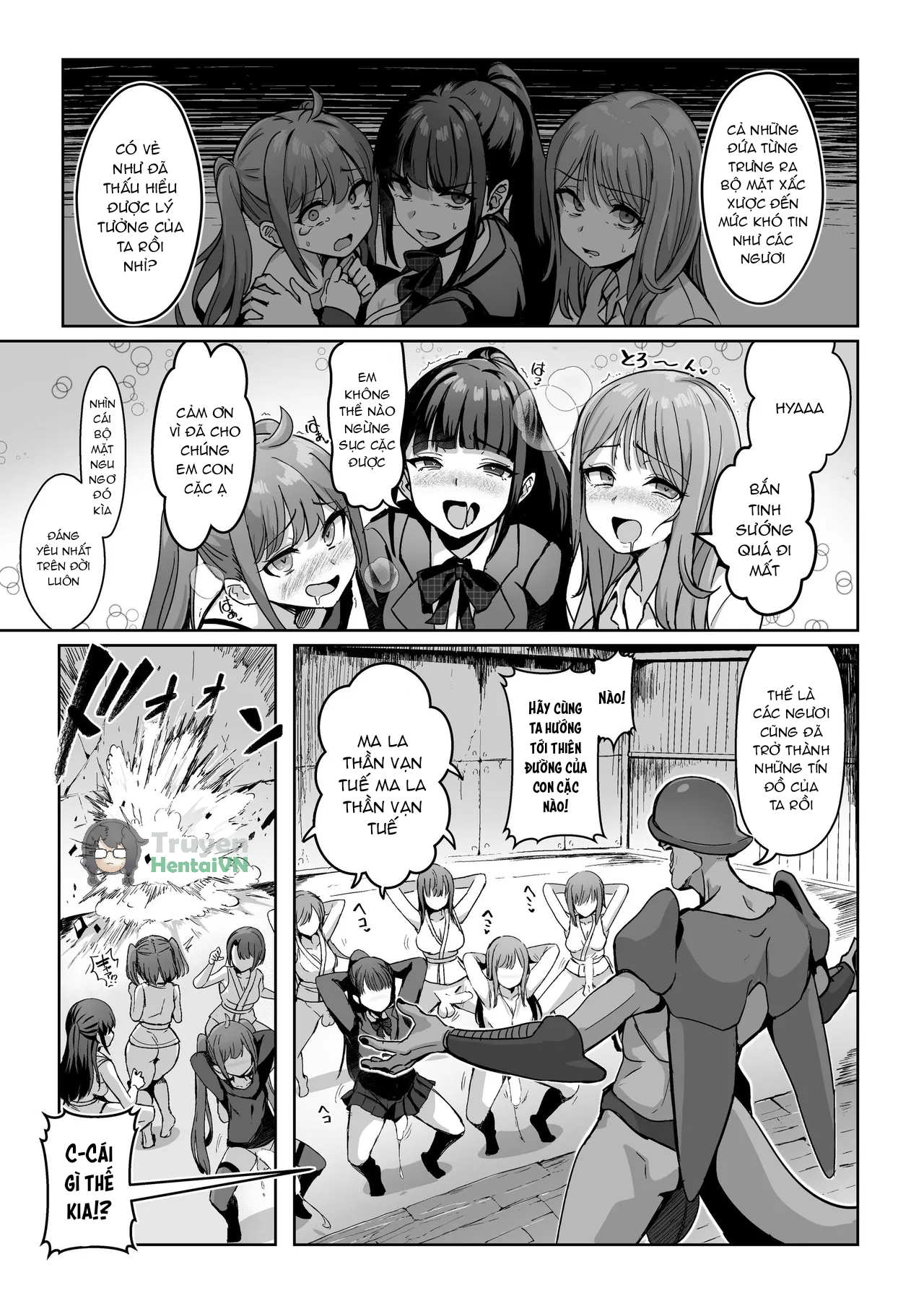 HentaiVN.net - Ảnh 5 - Mahou Shoujo Saint Lily Dankon ~Futanari o Hayasareta Mahou Shoujo ga Chinpo-gurui ni Ochiru Made~ - Chap 1