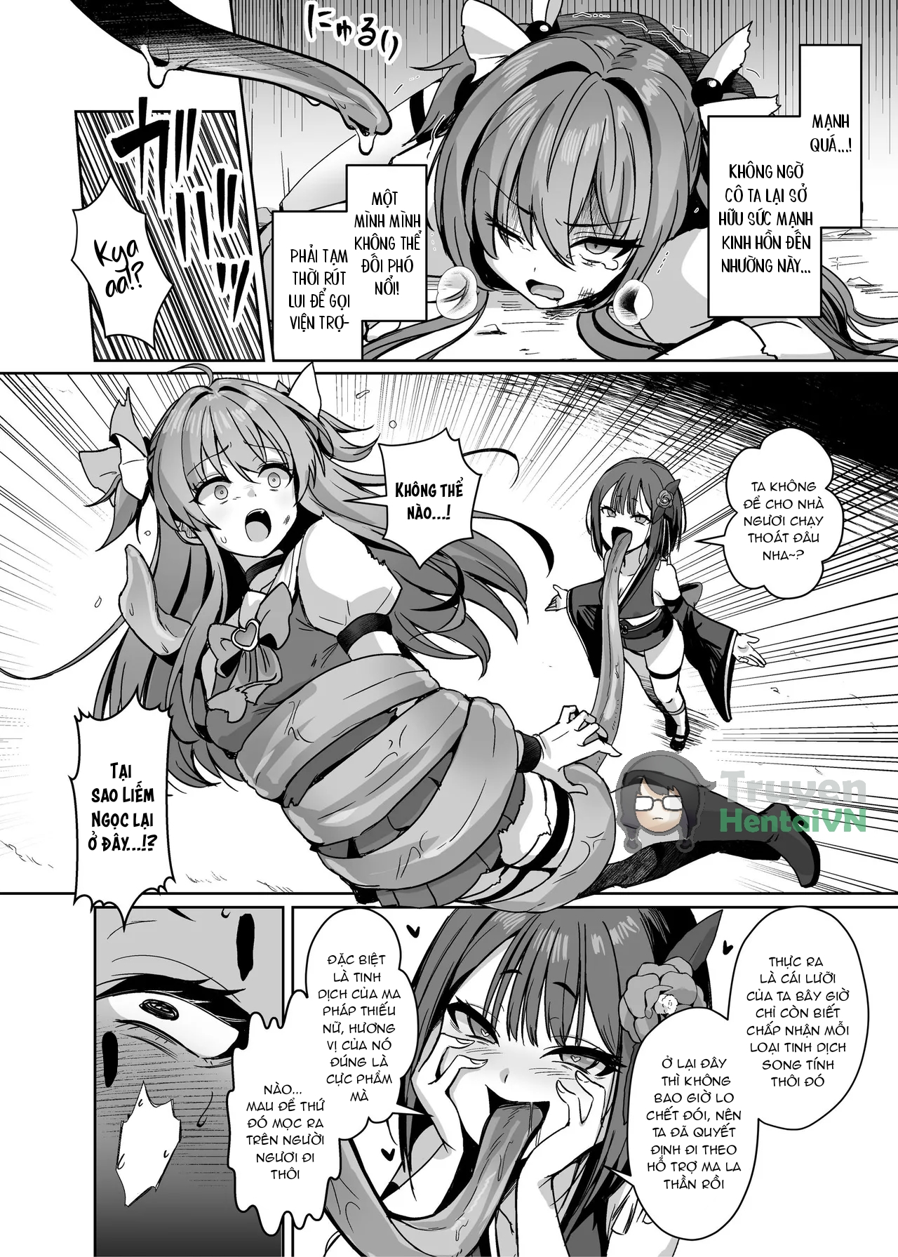 HentaiVN.net - Ảnh 72 - Mahou Shoujo Saint Lily Dankon ~Futanari o Hayasareta Mahou Shoujo ga Chinpo-gurui ni Ochiru Made~ - Chap 1
