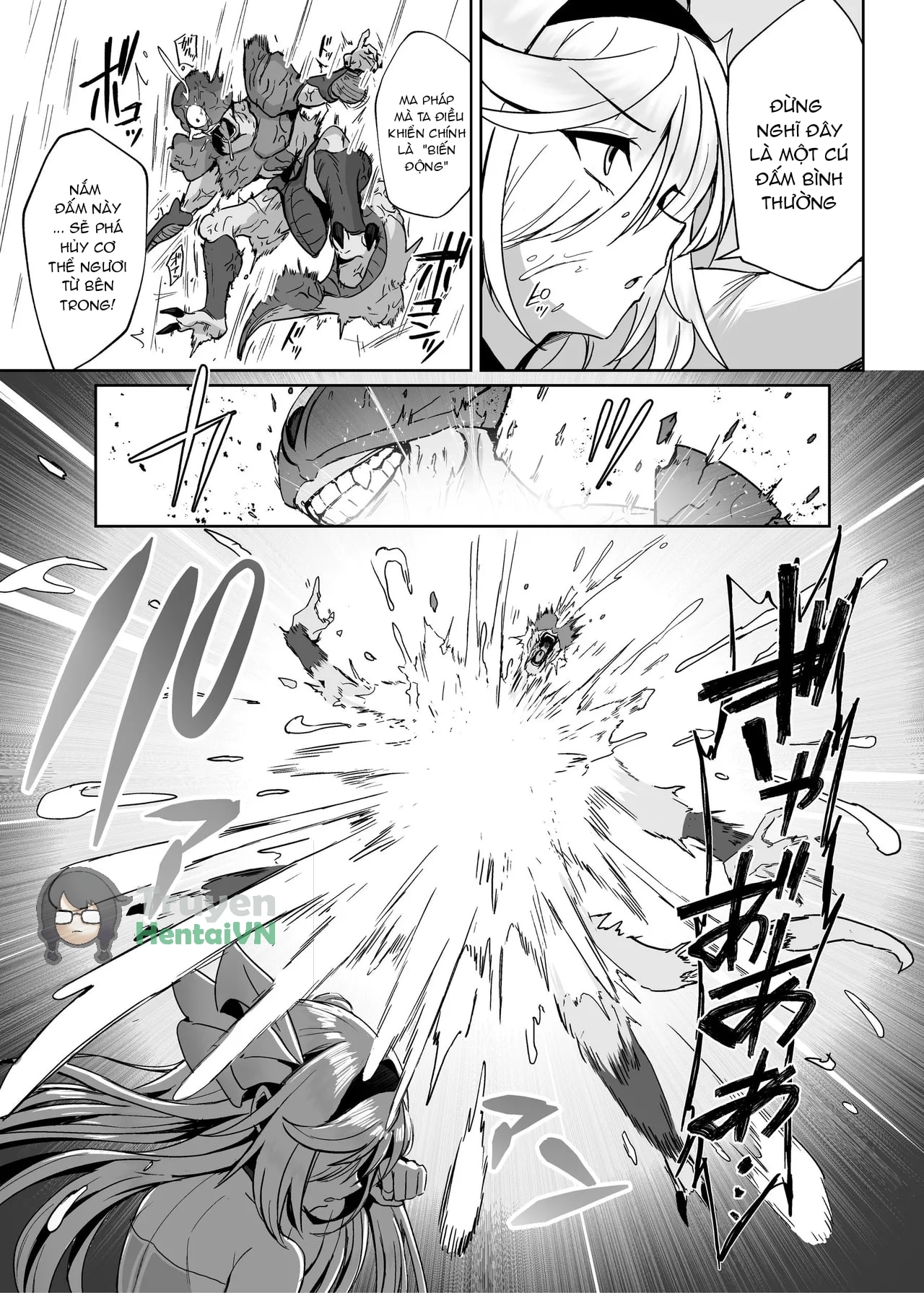 HentaiVN.net - Ảnh 9 - Mahou Shoujo Saint Lily Dankon ~Futanari o Hayasareta Mahou Shoujo ga Chinpo-gurui ni Ochiru Made~ - Chap 1