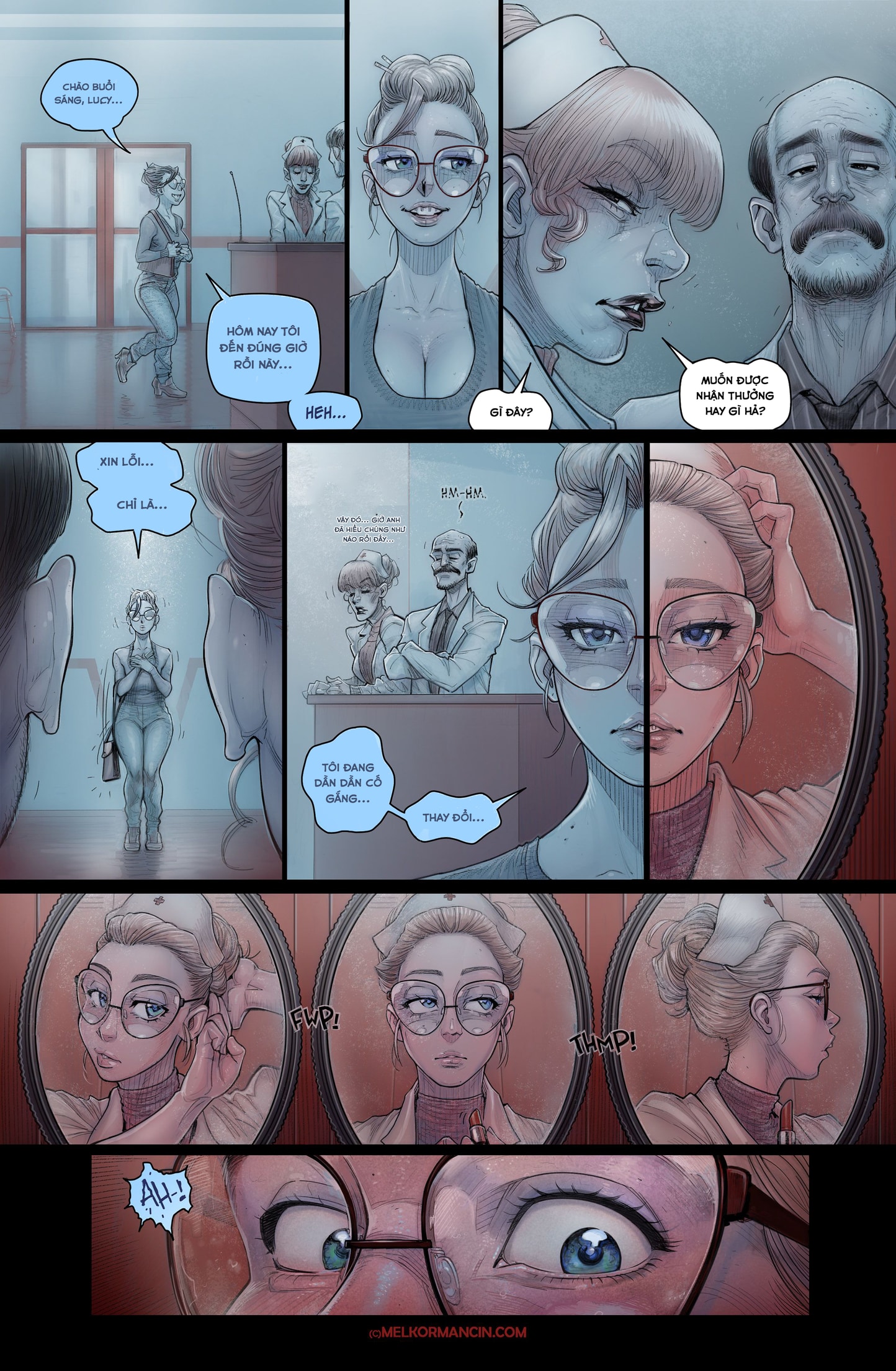 HentaiVN.net - Ảnh 11 - Nurse Morgan - Chap 1