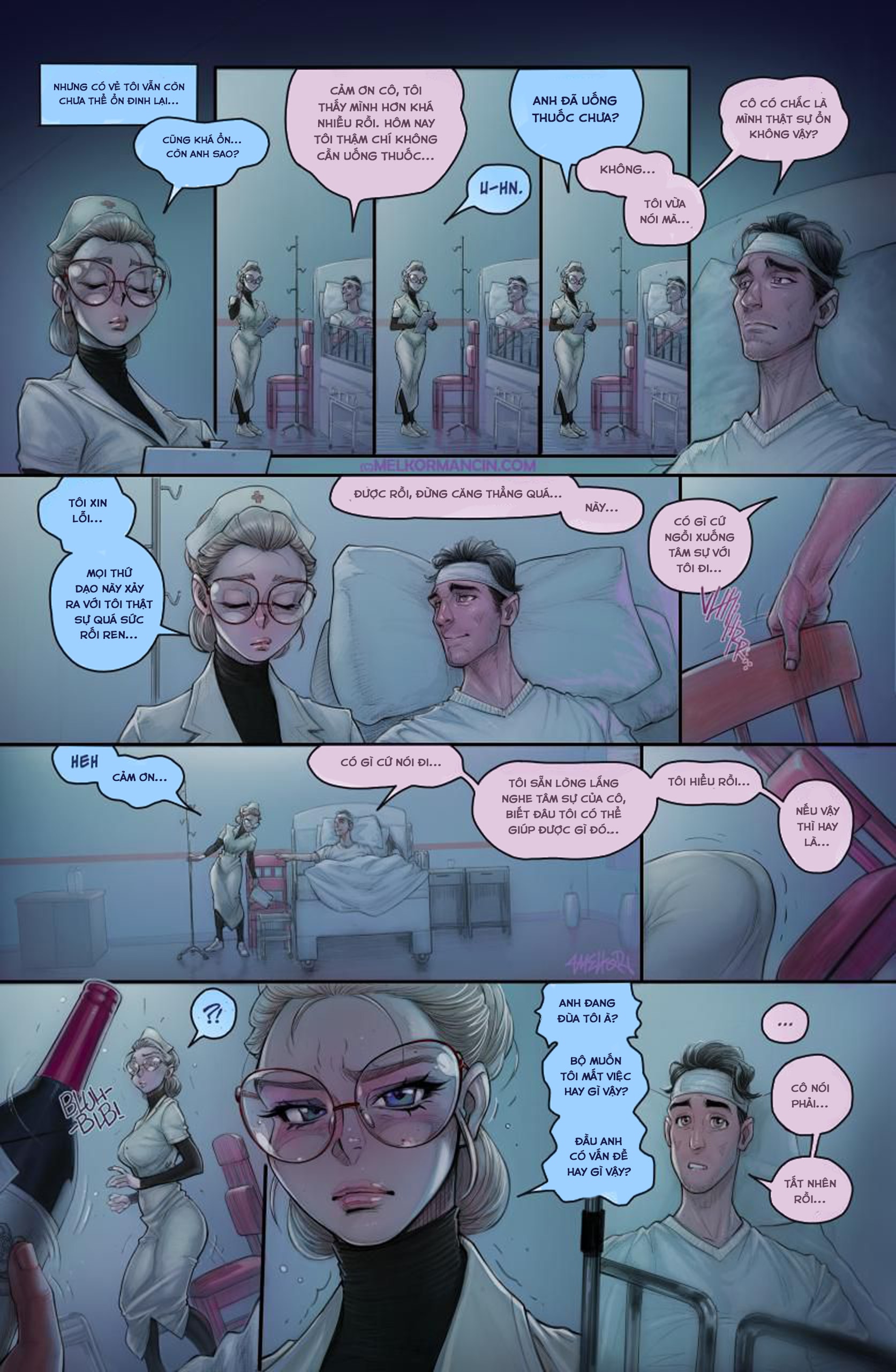 HentaiVN.net - Ảnh 20 - Nurse Morgan - Chap 1