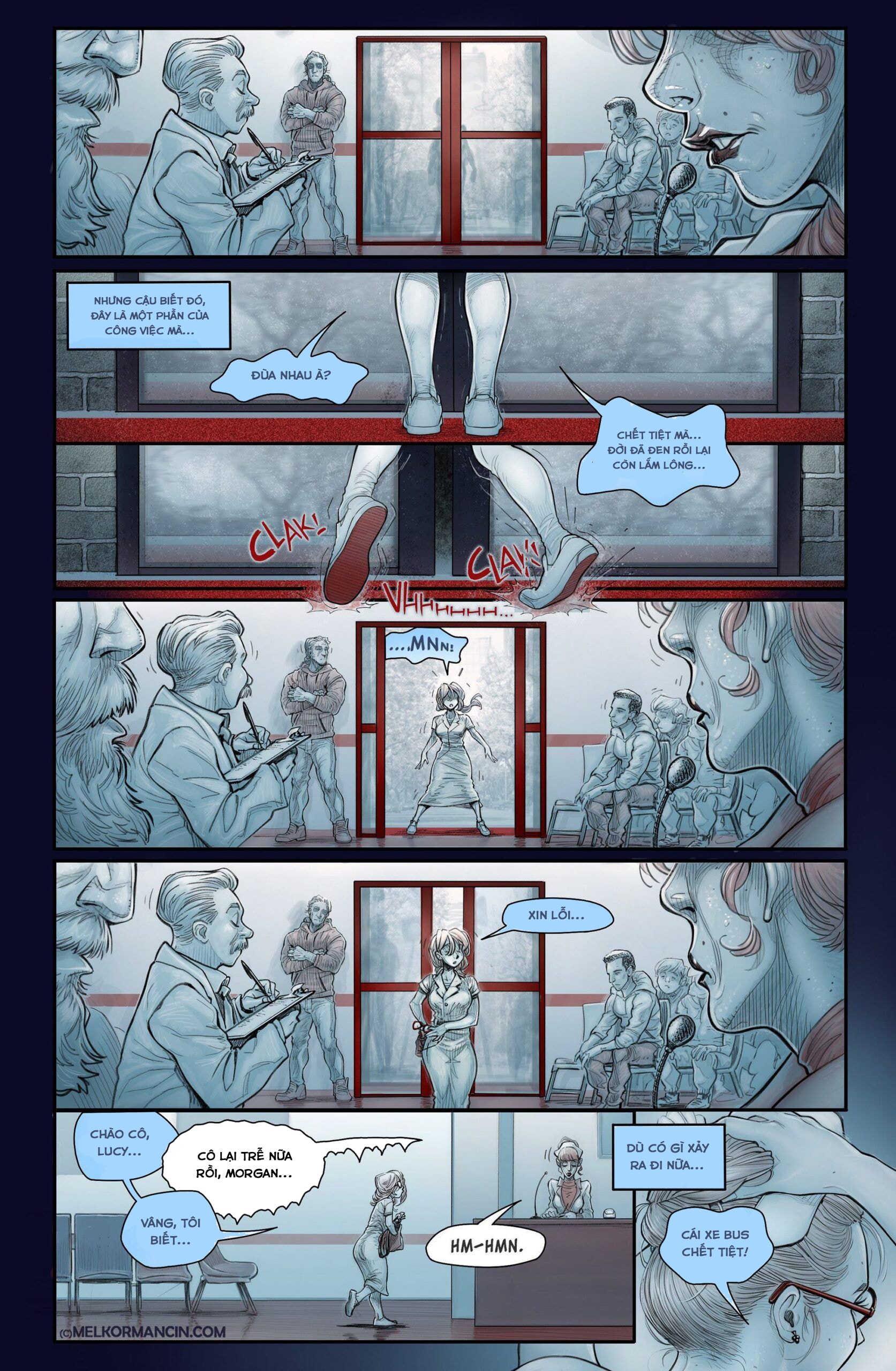 HentaiVN.net - Ảnh 3 - Nurse Morgan - Chap 1