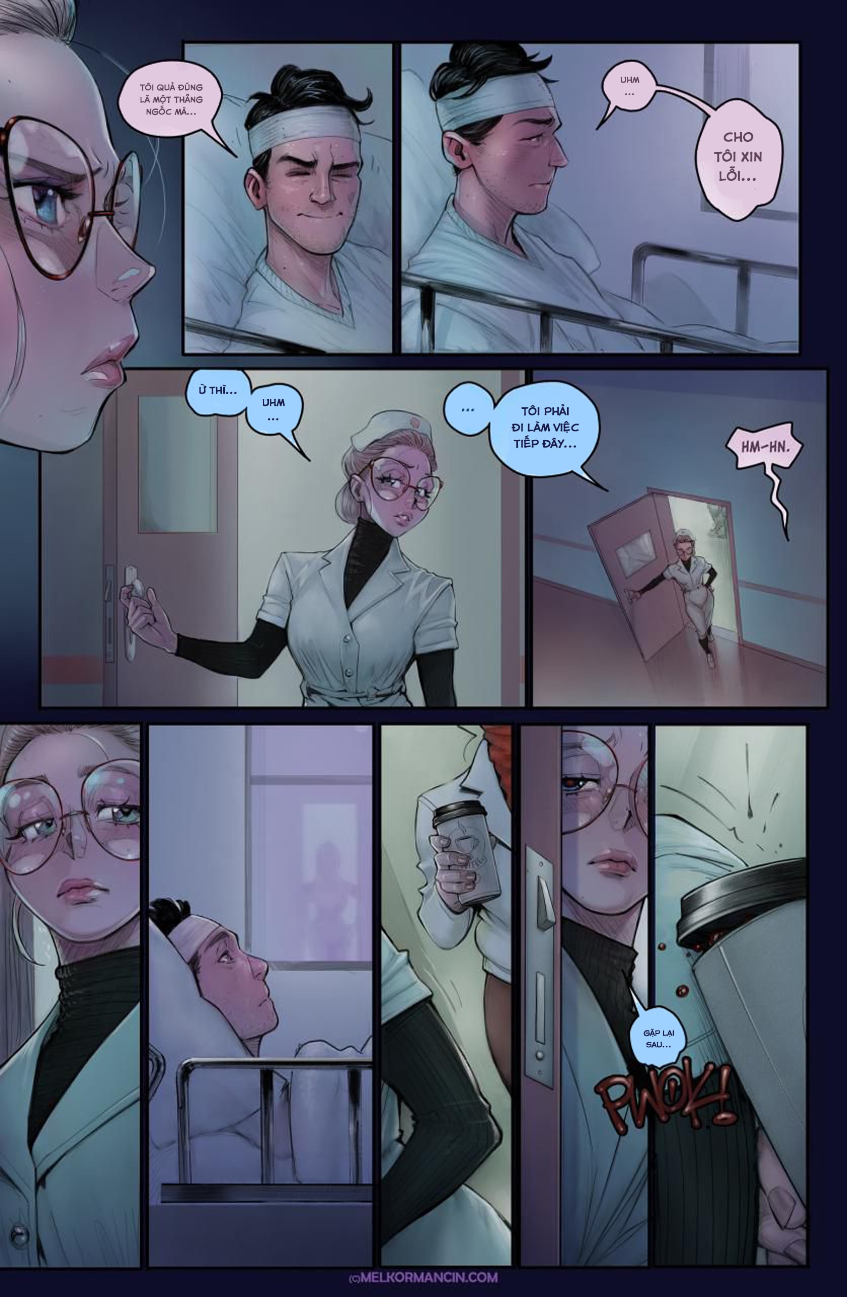 HentaiVN.net - Ảnh 21 - Nurse Morgan - Chap 1